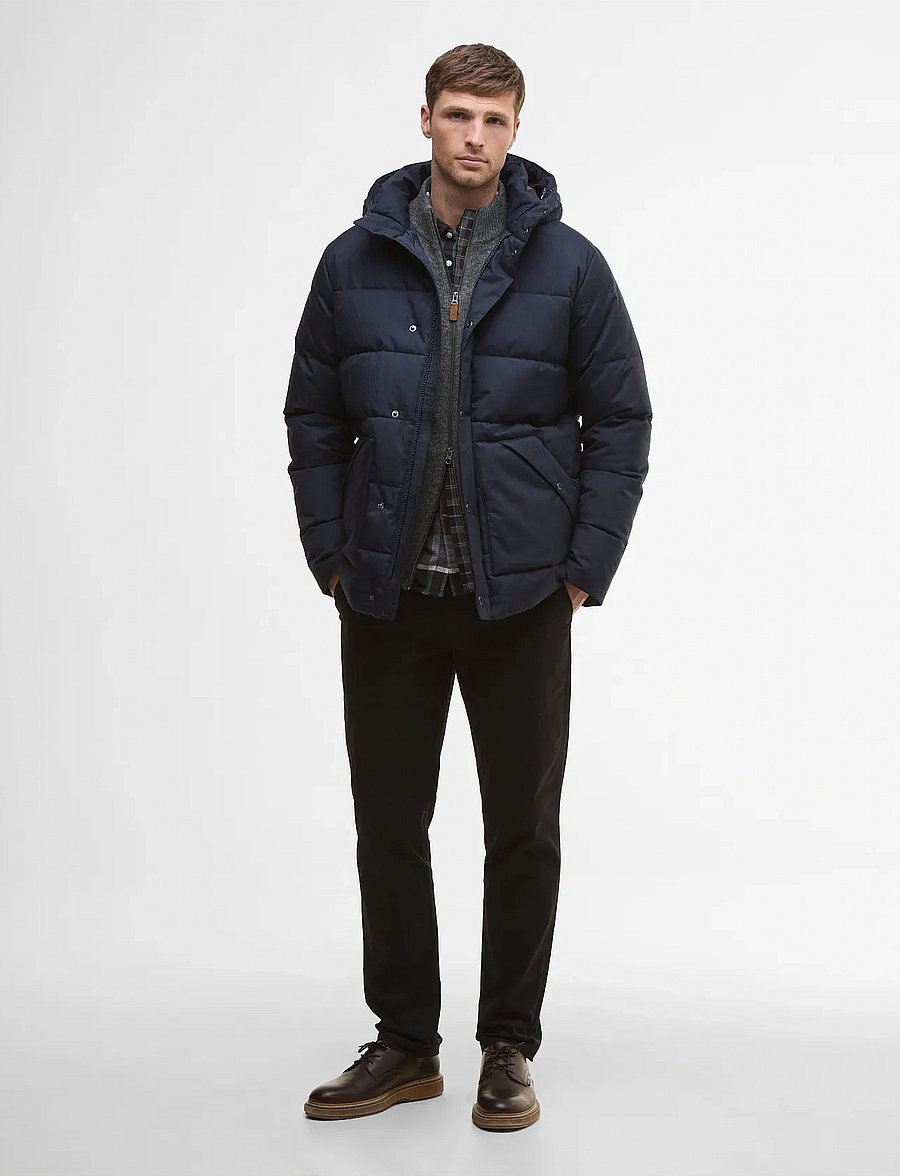 Barbour - Barbour Brampton Puffer Jacket - kurtki puchowe - navy - 3