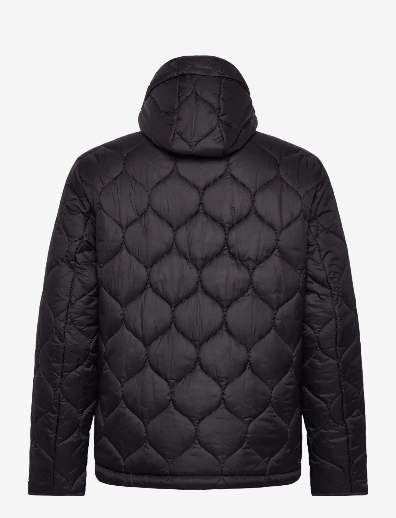 Barbour - Barbour Re-Engineered Hooded Spey Quilted Jacket - quiltade jackor - black - 1