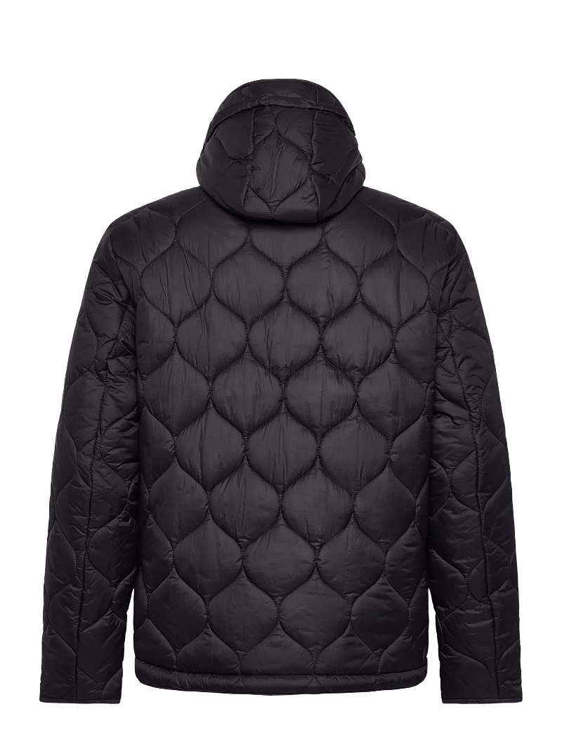 Barbour - Barbour Re-Engineered Hooded Spey Quilted Jacket - quiltade jackor - black - 1