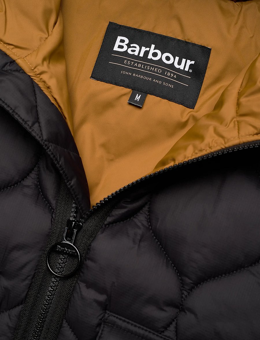 Barbour - Barbour Re-Engineered Hooded Spey Quilted Jacket - frühlingsjacken - black - 2