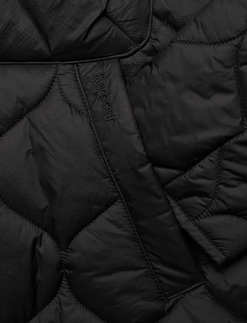 Barbour - Barbour Re-Engineered Hooded Spey Quilted Jacket - quiltade jackor - black - 3