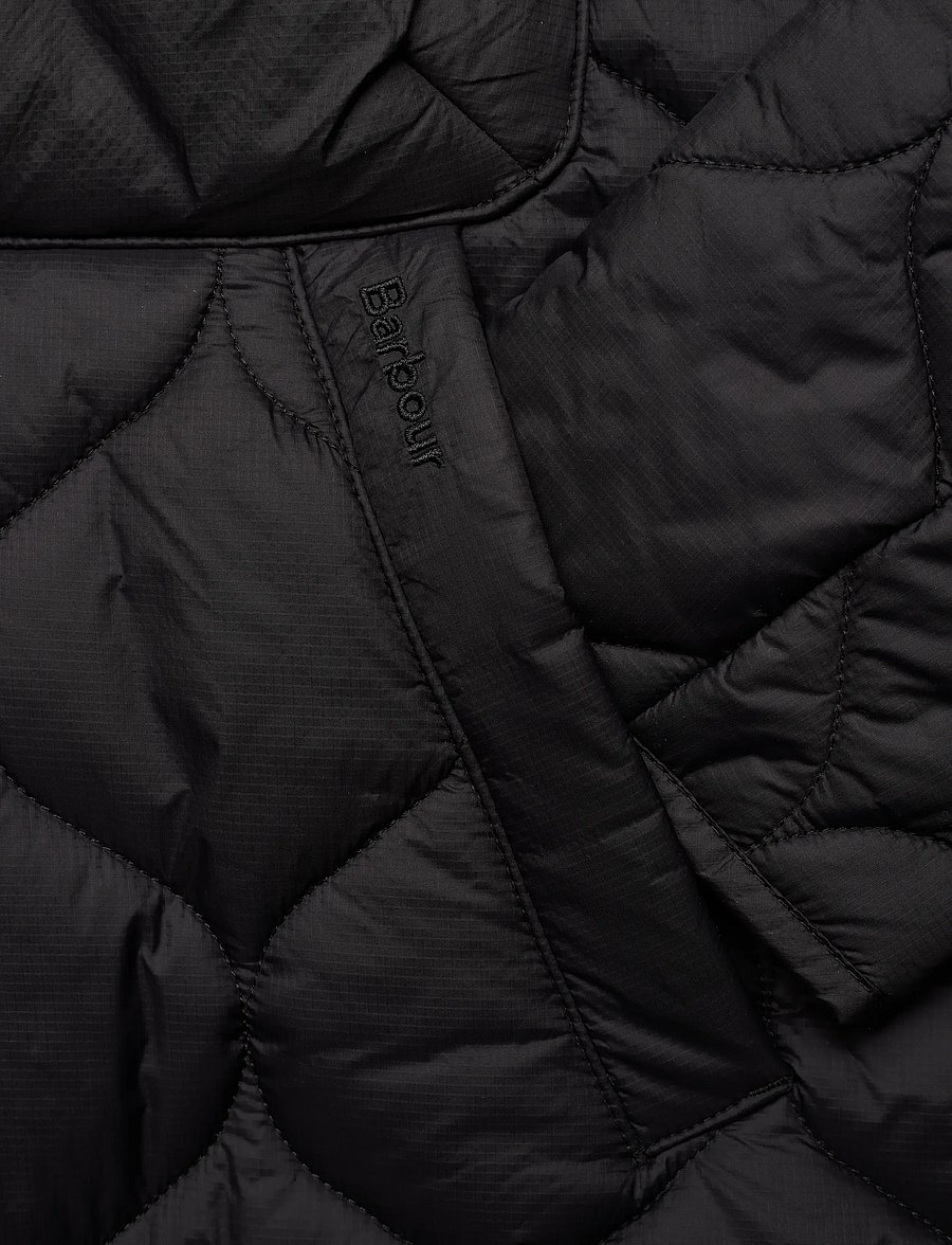 Barbour - Barbour Re-Engineered Hooded Spey Quilted Jacket - frühlingsjacken - black - 3