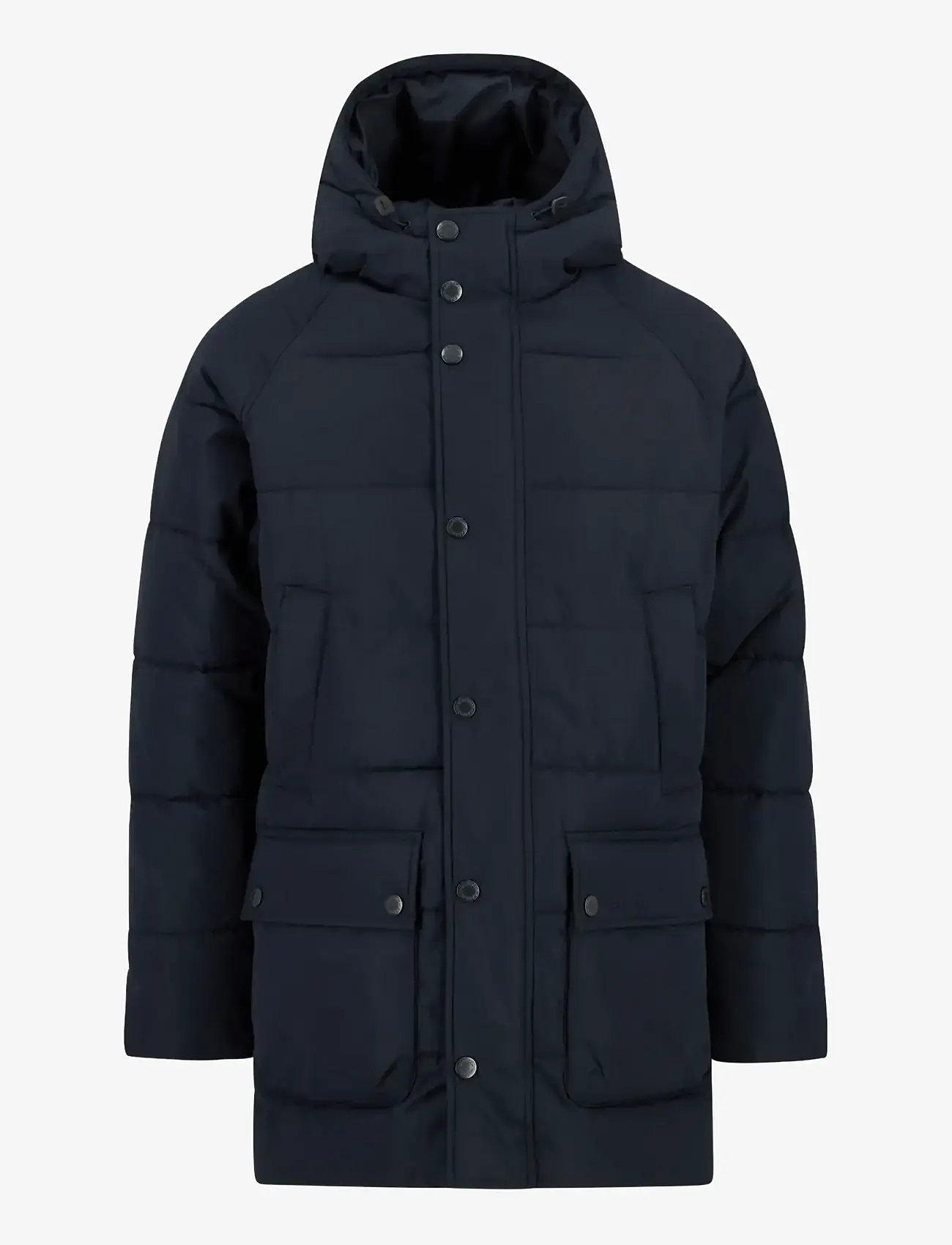 Barbour - Barbour Hooded Bedale Puffer Jacket - fodrade jackor - navy - 1