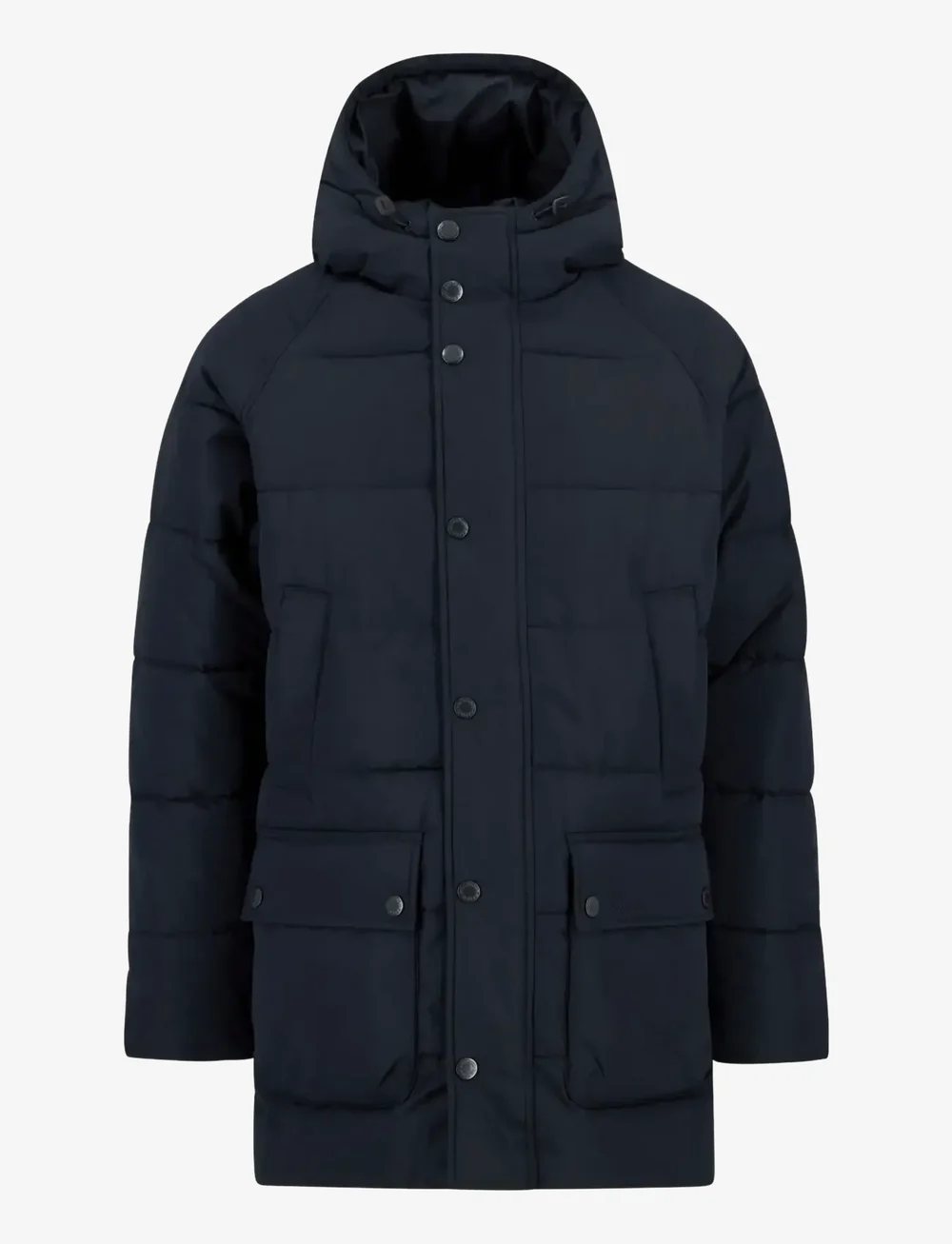 Barbour - Barbour Hooded Bedale Puffer Jacket - gefütterte jacken - navy - 1