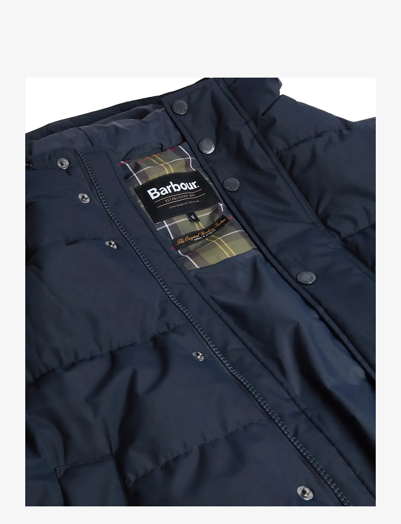 Barbour - Barbour Hooded Bedale Puffer Jacket - fodrade jackor - navy - 2