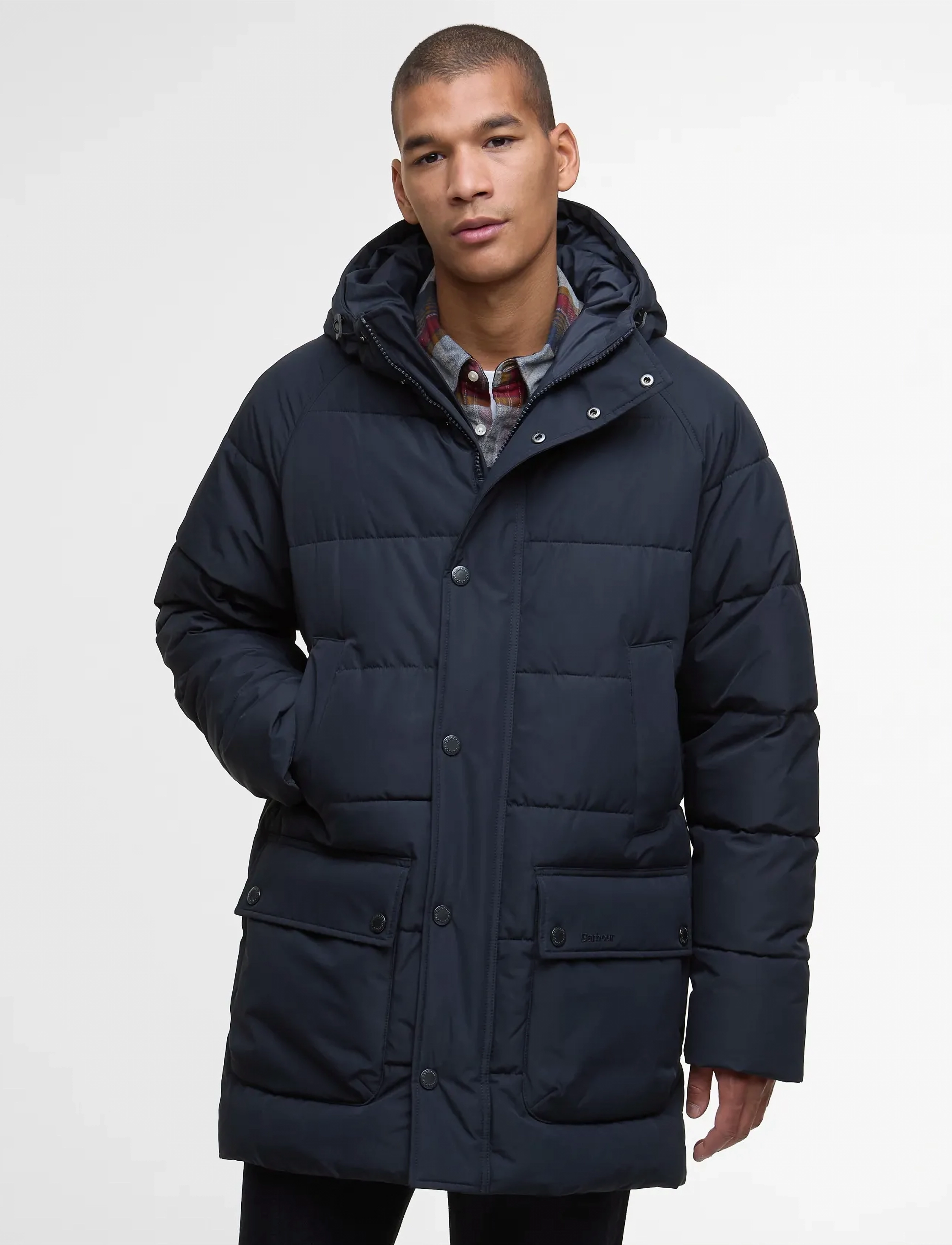 Barbour Barbour Hooded Bedale Puffer Jacket - Deals - NAVY / navy