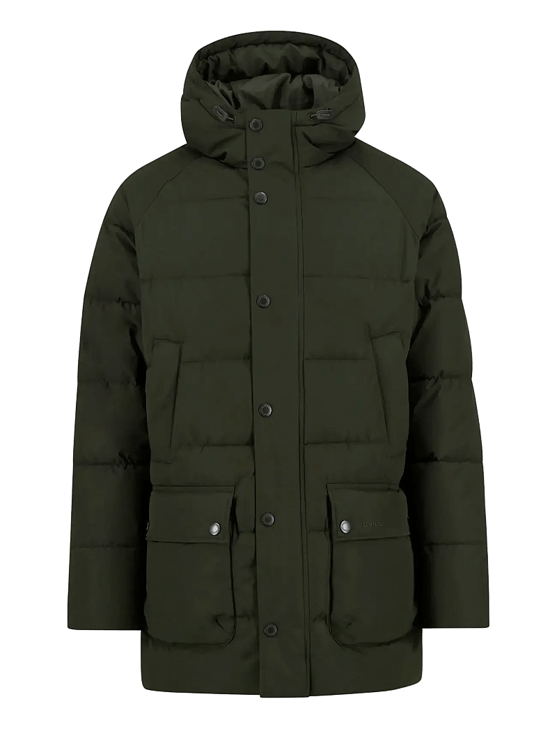 Barbour - Barbour Hooded Bedale Puffer Jacket - parkas - sage - 1