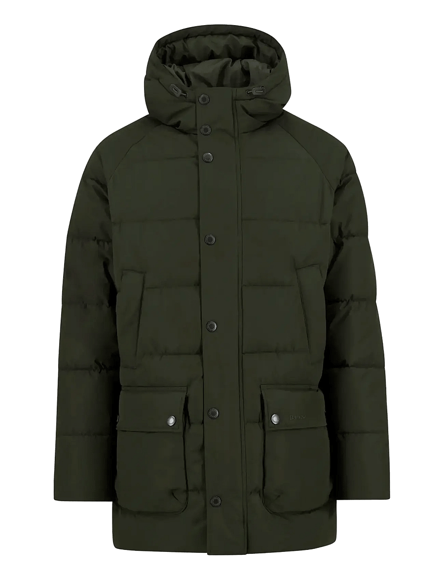 Barbour - Barbour Hooded Bedale Puffer Jacket - sage - 1