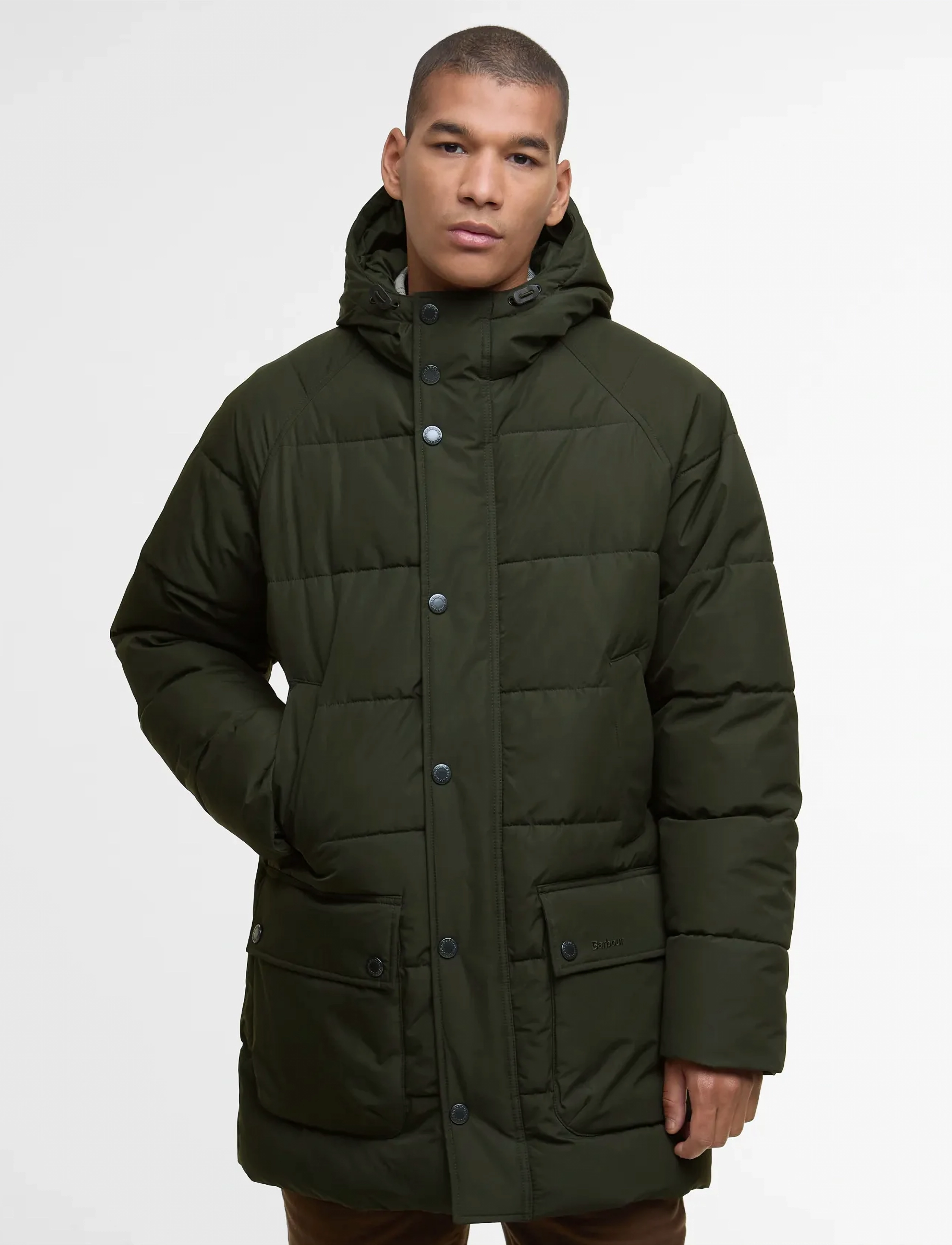Barbour Barbour Hooded Bedale Puffer Jacket - Vinterjakker - SAGE / green