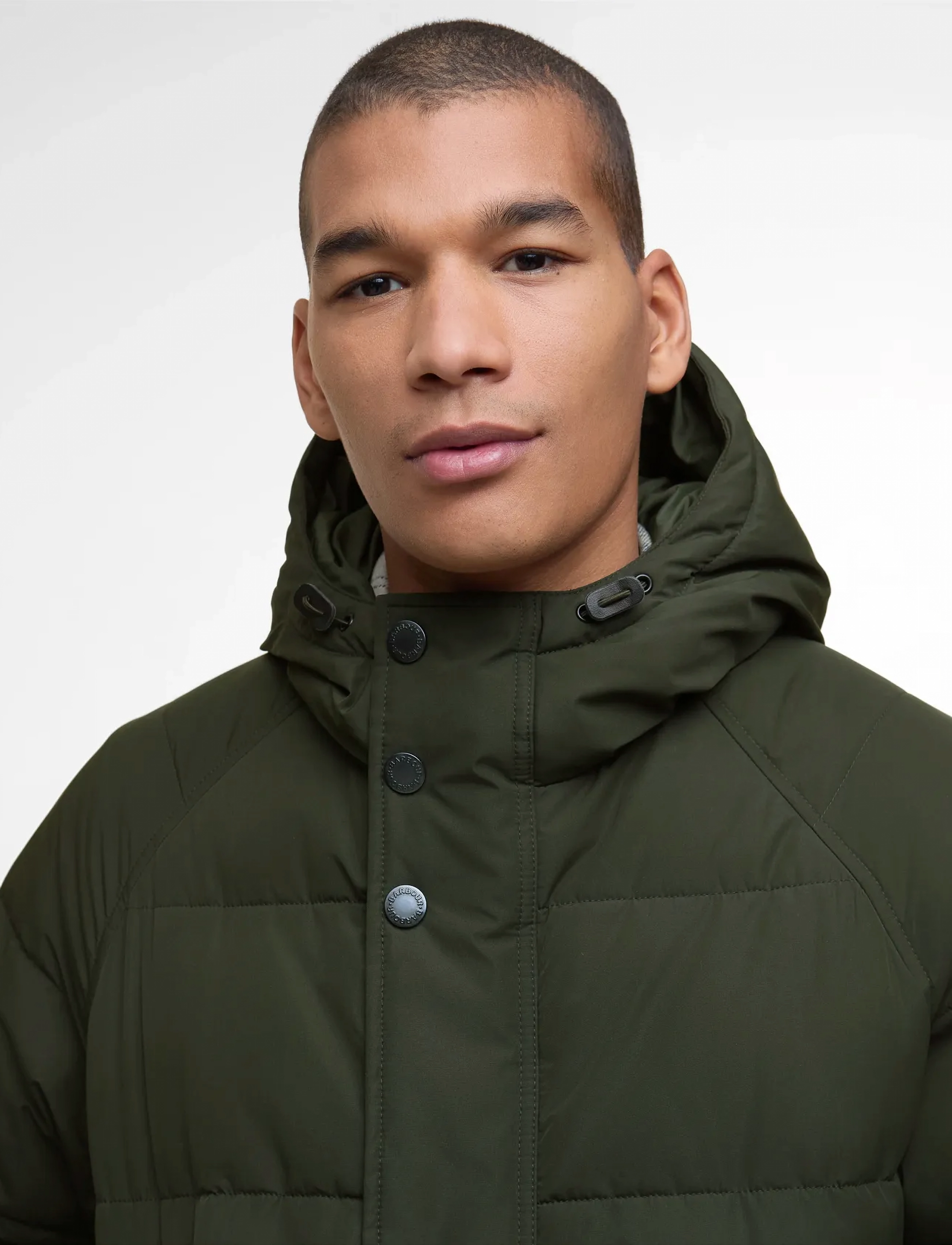 Barbour - Barbour Hooded Bedale Puffer Jacket - sage - 4