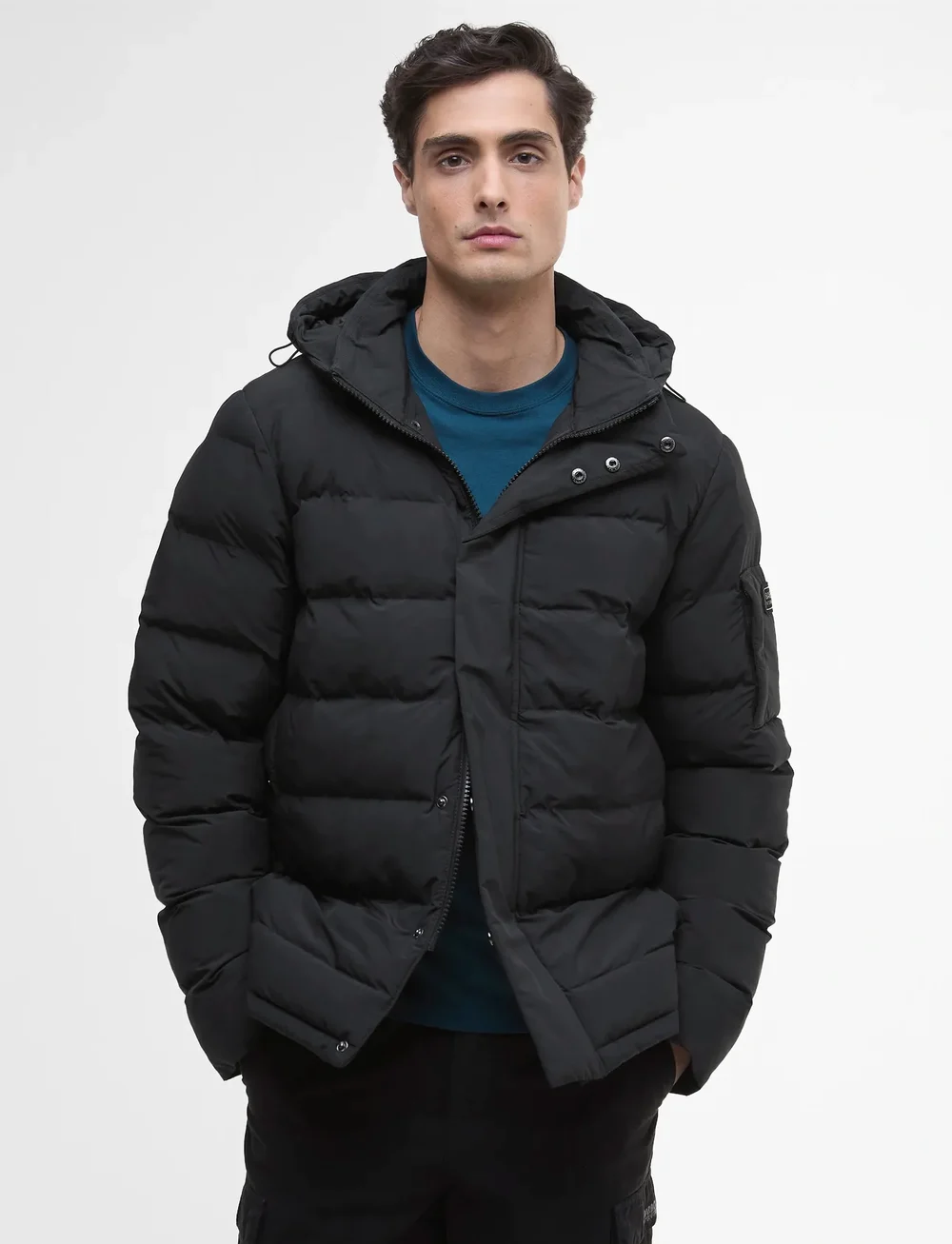 Barbour - B.Intl Daleson Puffer Jacket - voodriga jakid - black - 0