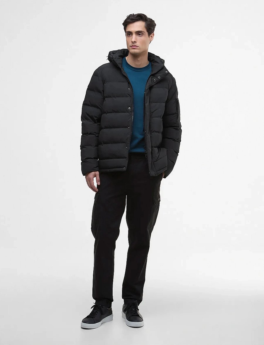 Barbour - B.Intl Daleson Puffer Jacket - dunjakker - black - 3