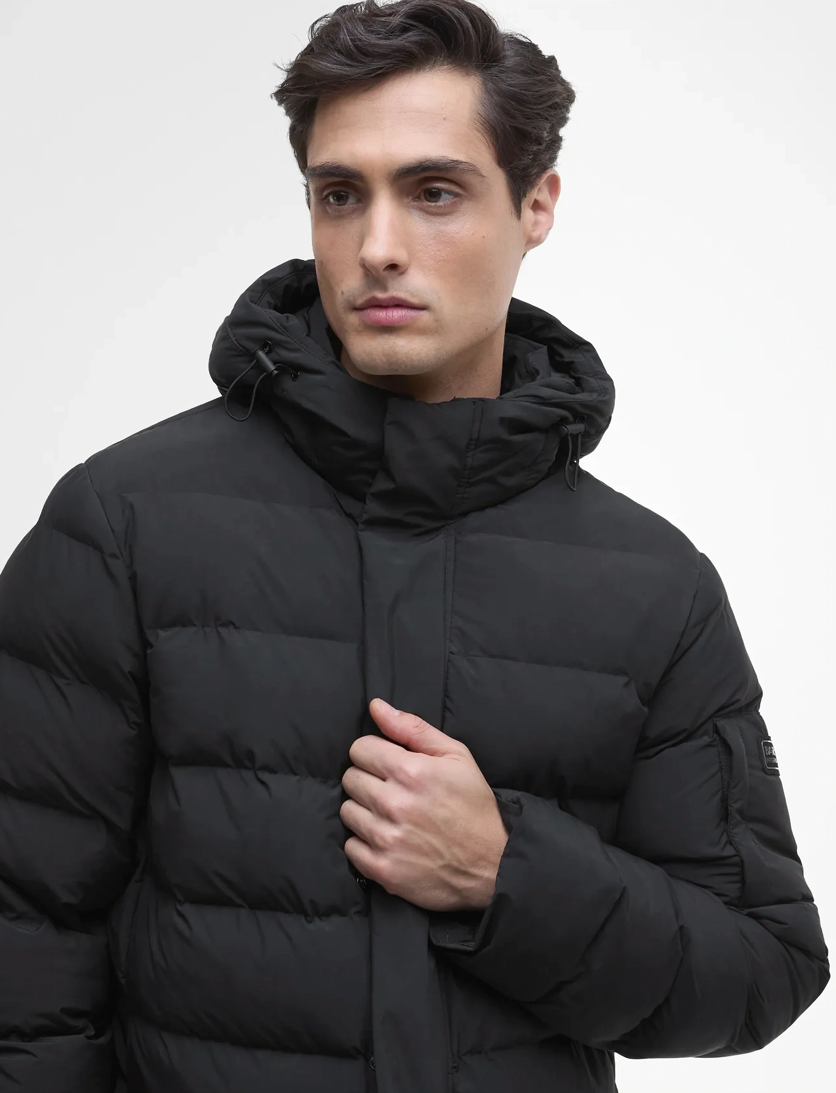 Barbour - B.Intl Daleson Puffer Jacket - dunjakker - black - 4