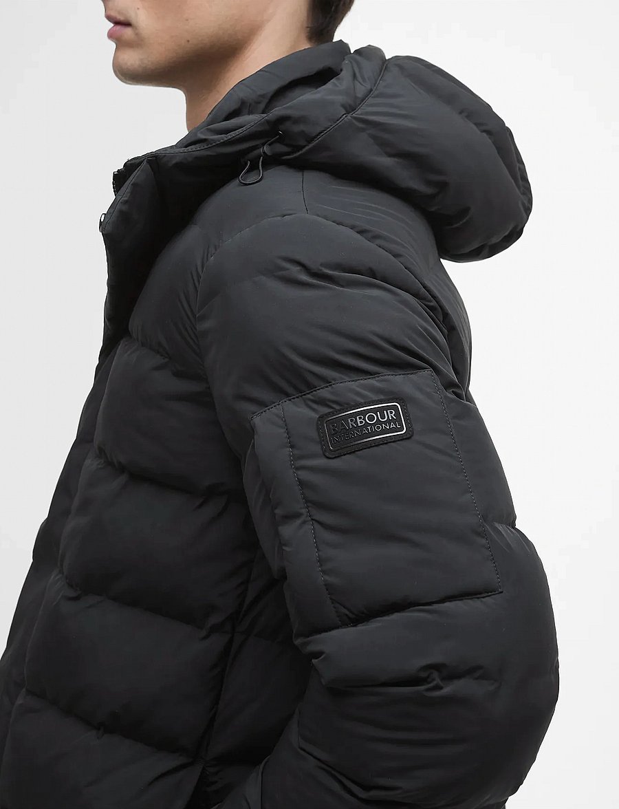 Barbour - B.Intl Daleson Puffer Jacket - dunjakker - black - 5
