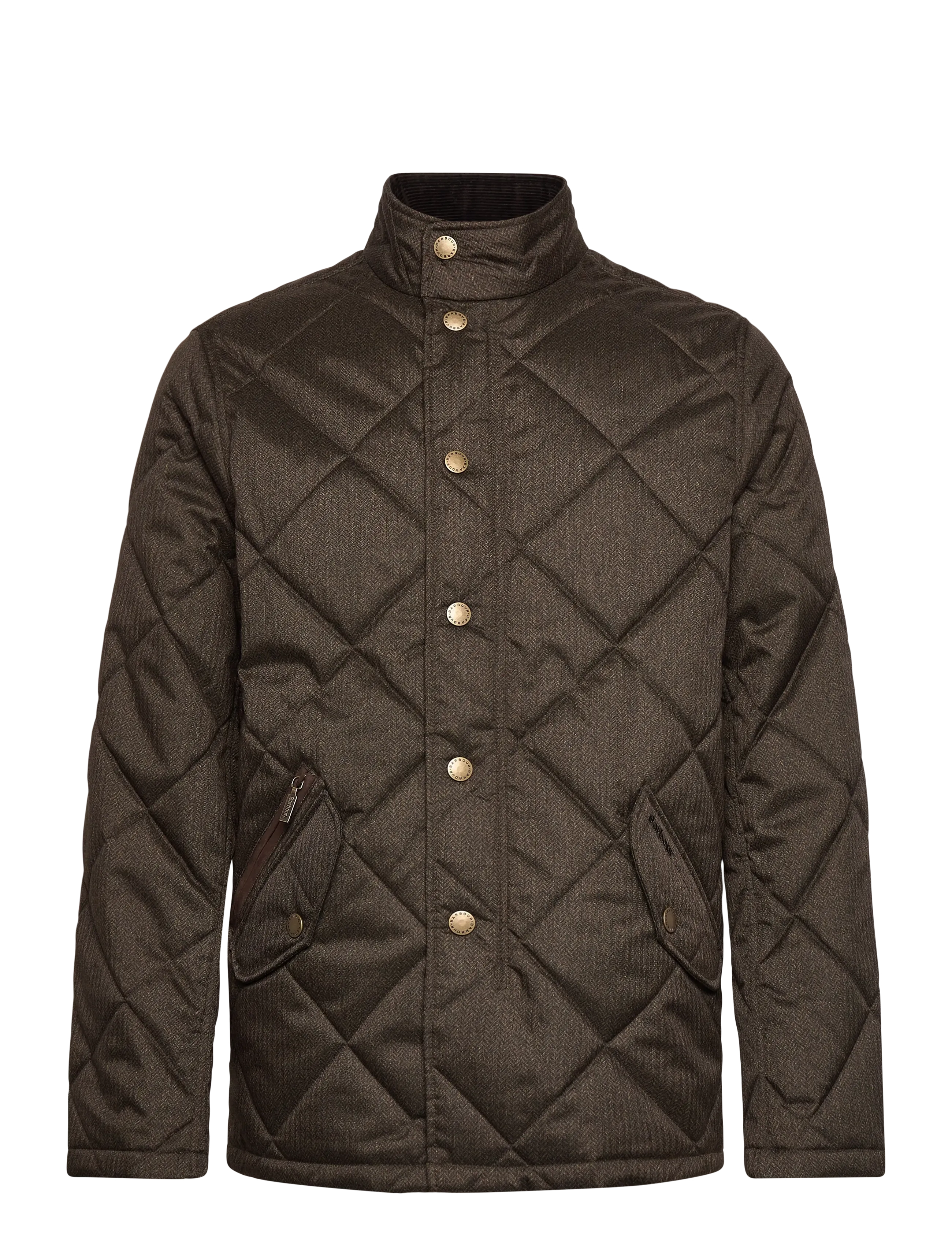 Barbour Barbour Winter Shoveler Quilted Jacket, XL, Brown, Jakker > Quiltede Jakker, Herre