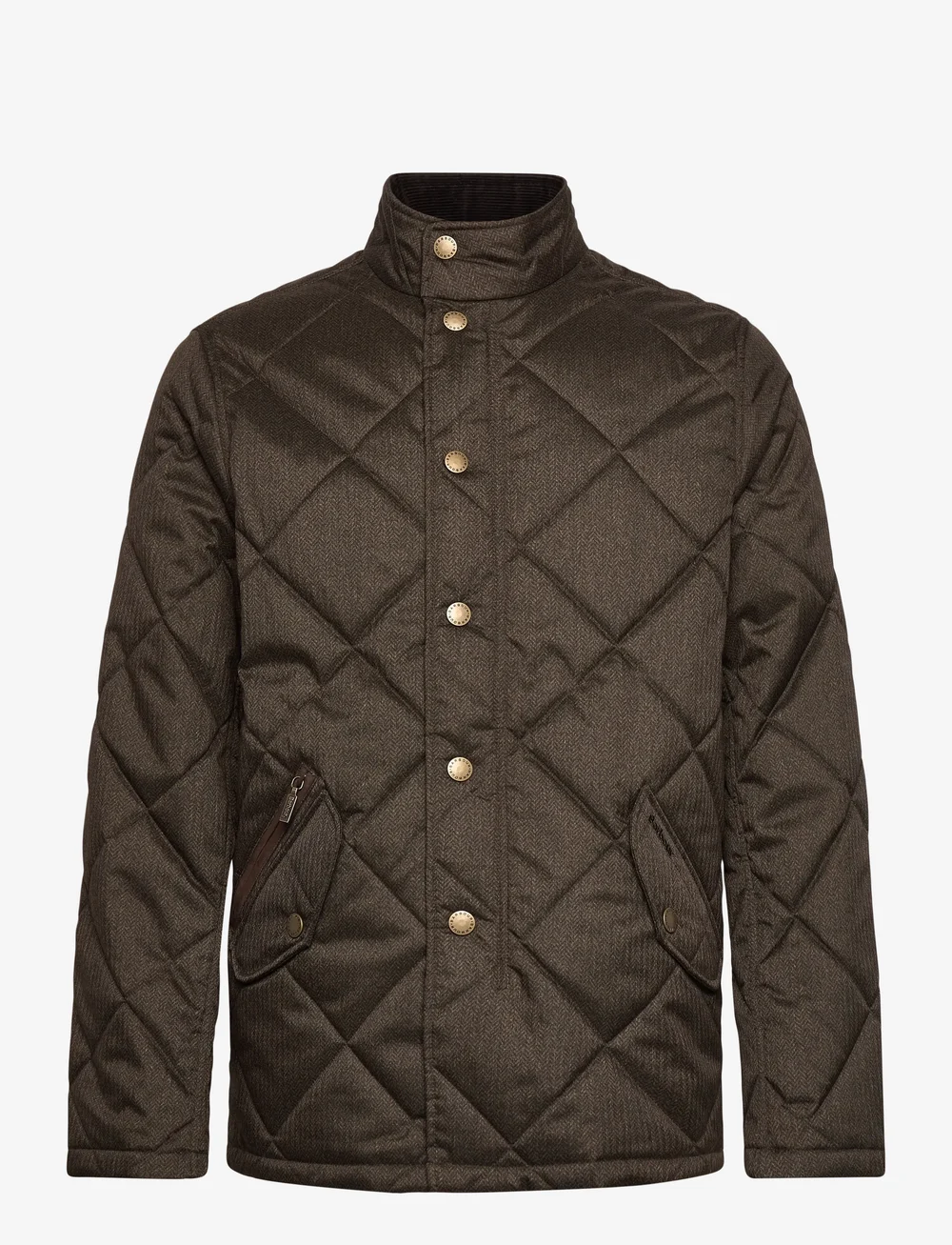 Barbour - Barbour Winter Shoveler Quilted Jacket - quiltade jackor - olive - 0