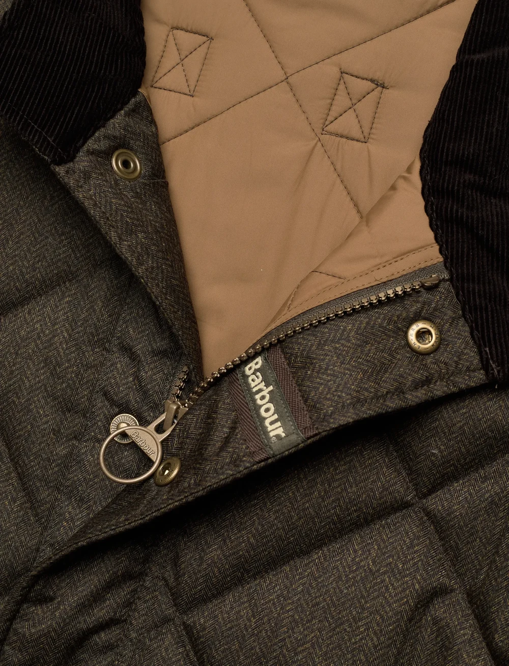 Barbour - Barbour Winter Shoveler Quilted Jacket - quiltade jackor - olive - 2
