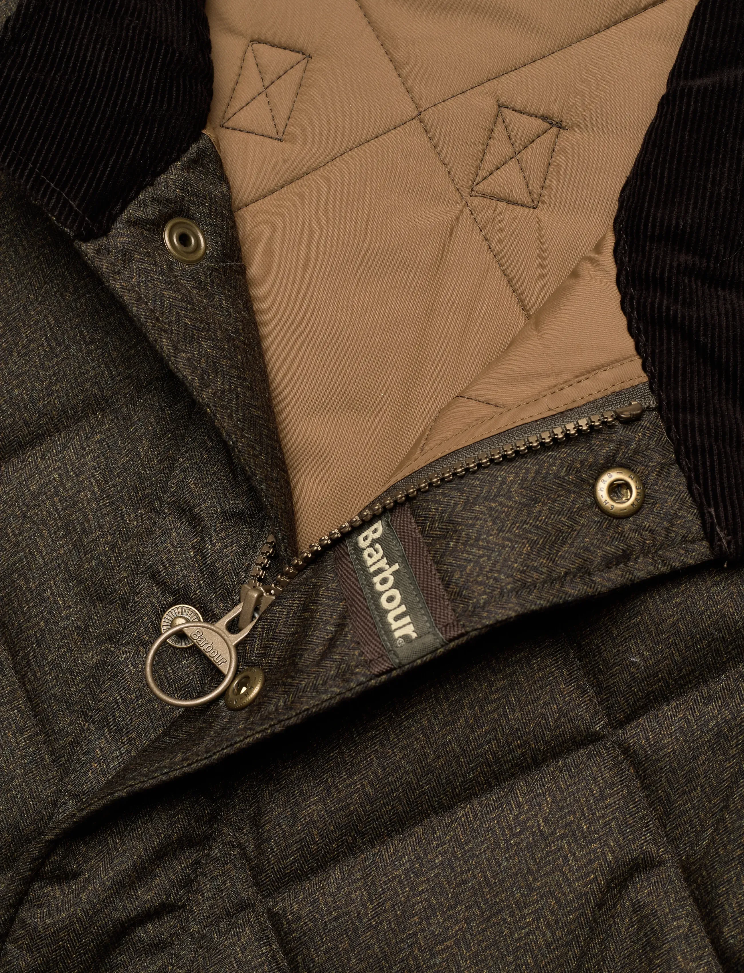 Barbour - Barbour Winter Shoveler Quilted Jacket - olive - 2