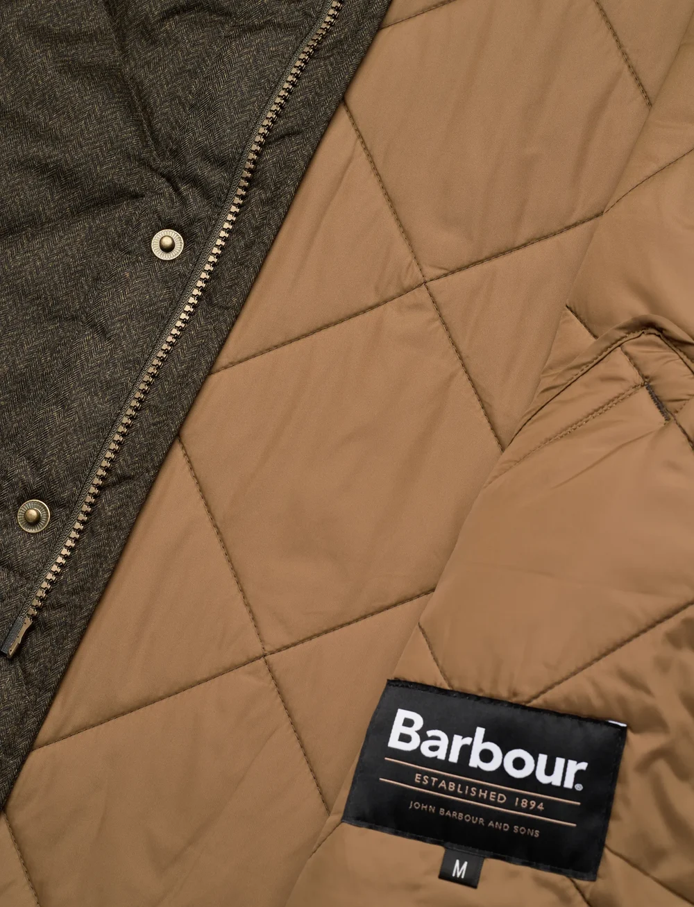 Barbour - Barbour Winter Shoveler Quilted Jacket - quiltade jackor - olive - 5