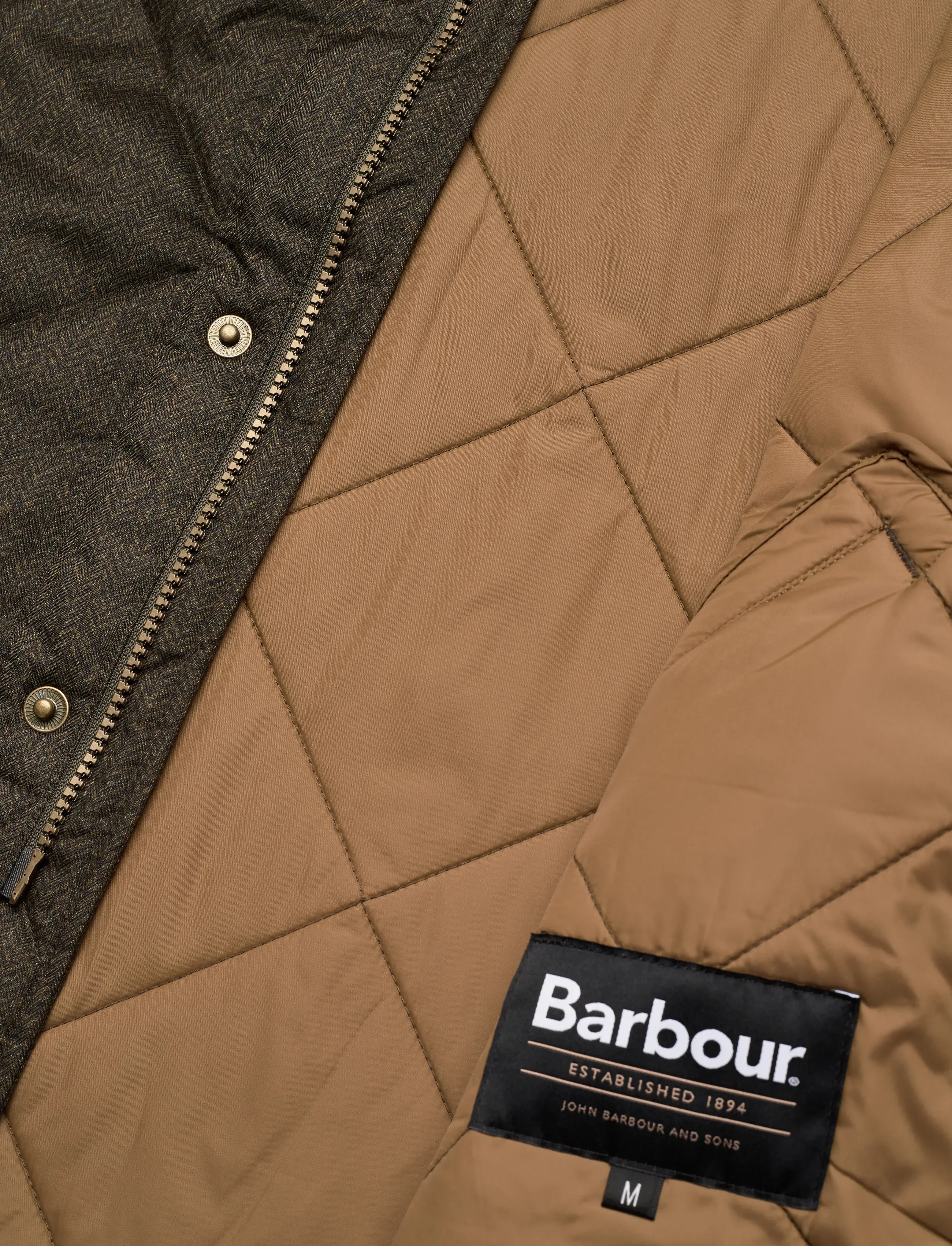 Barbour - Barbour Winter Shoveler Quilted Jacket - olive - 5