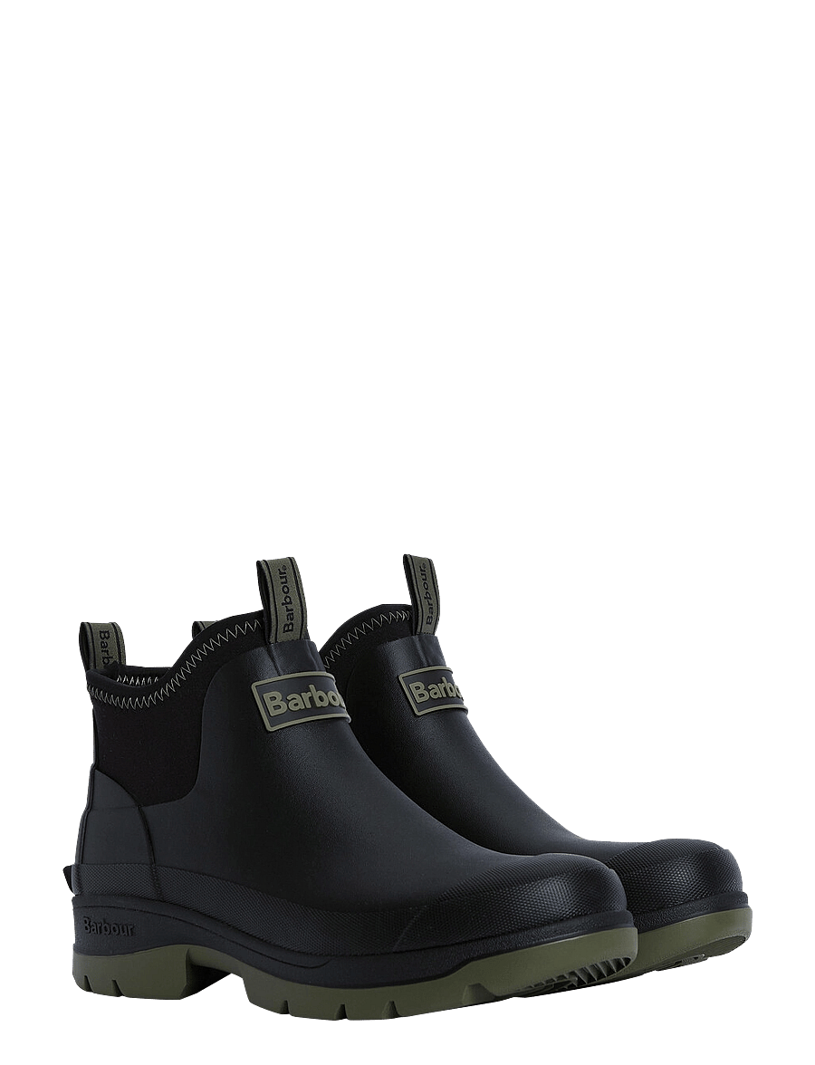 Barbour - Barbour Ridge Ankle Welly - gummistiefel - black - 0