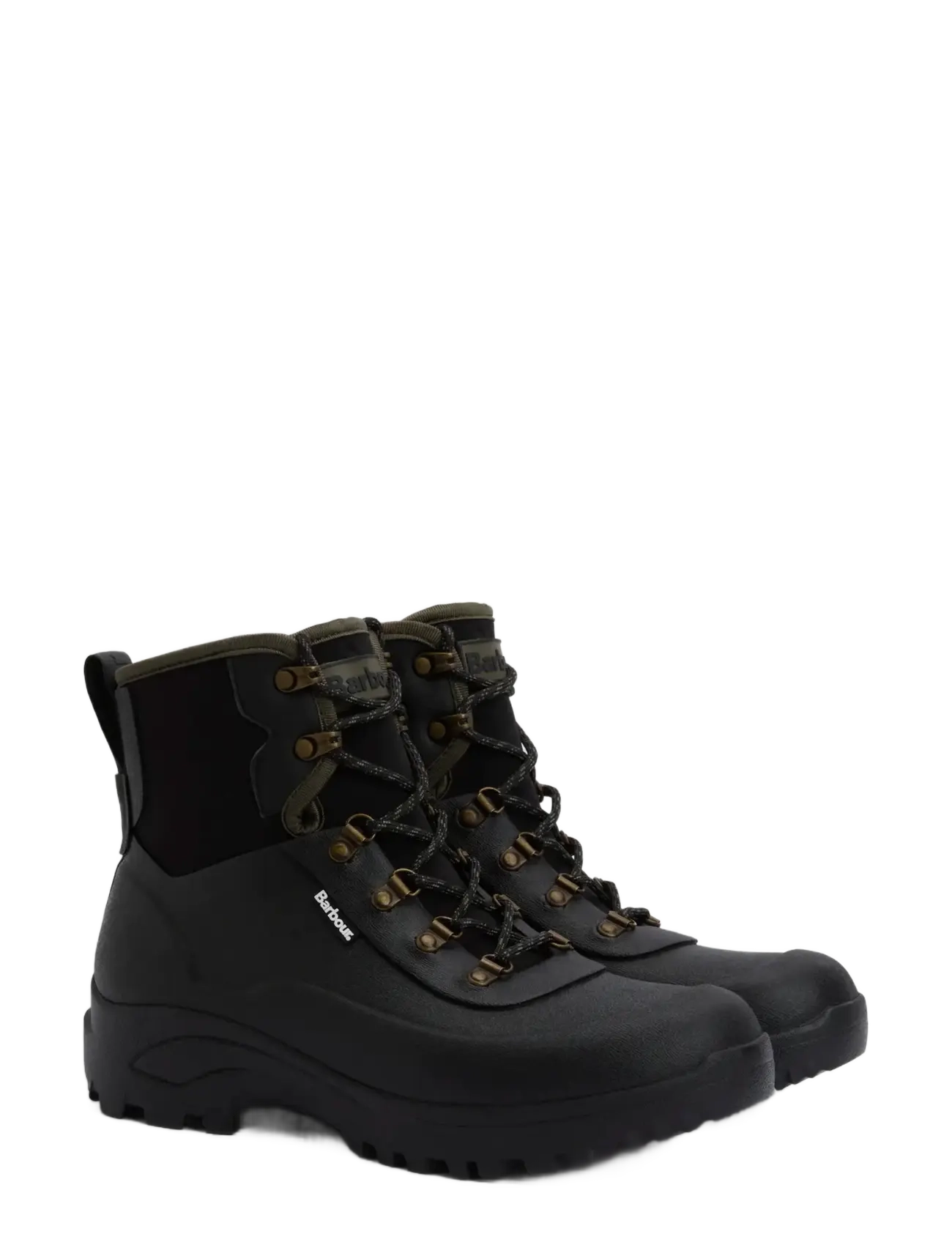 Barbour - Barbour Marlow Lace Up Welly - regnstøvler - black - 1
