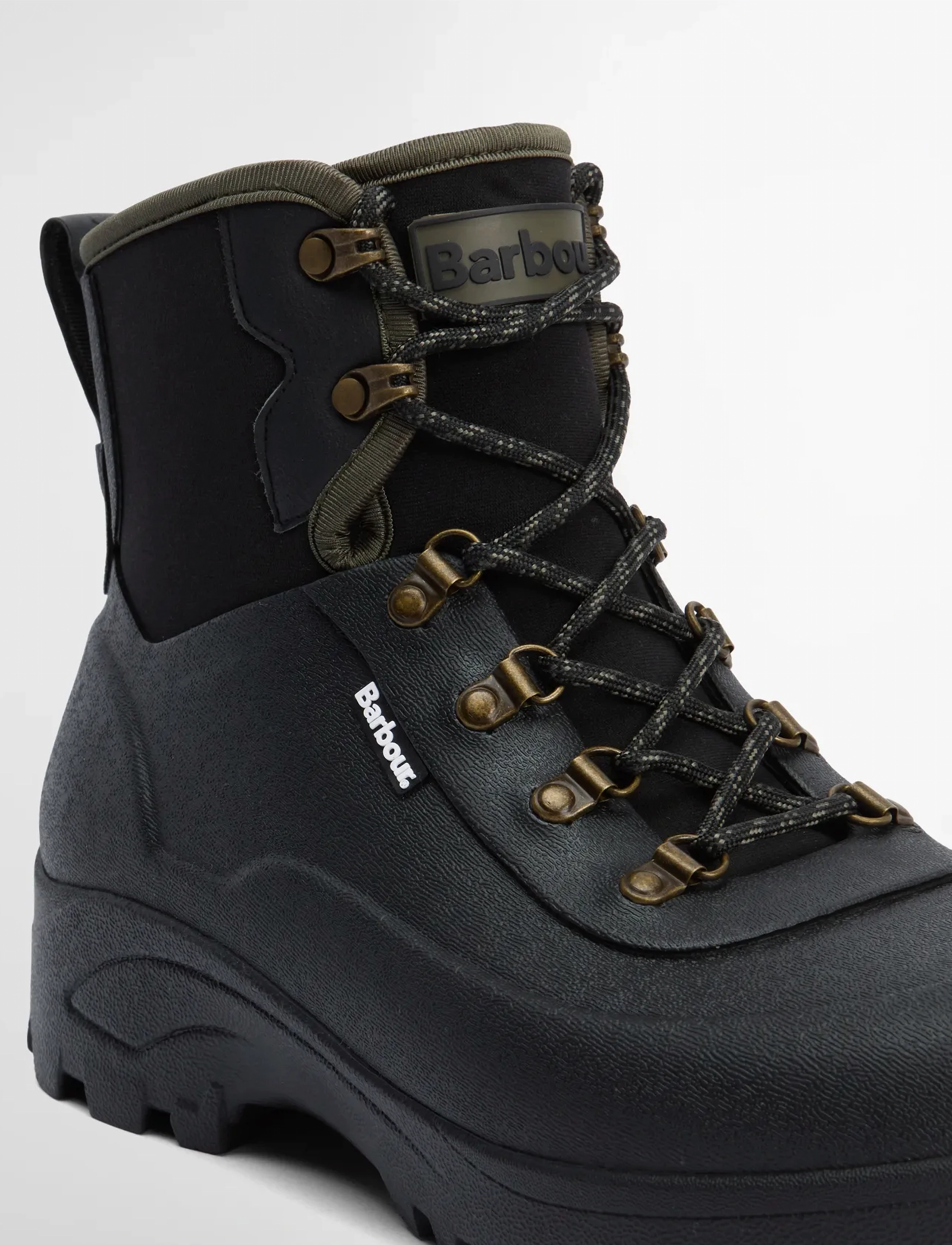 Barbour - Barbour Marlow Lace Up Welly - regnstøvler - black - 5