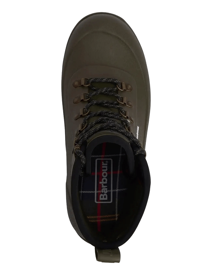 Barbour - Barbour Marlow Lace Up Welly - gummistiefel - olive - 3