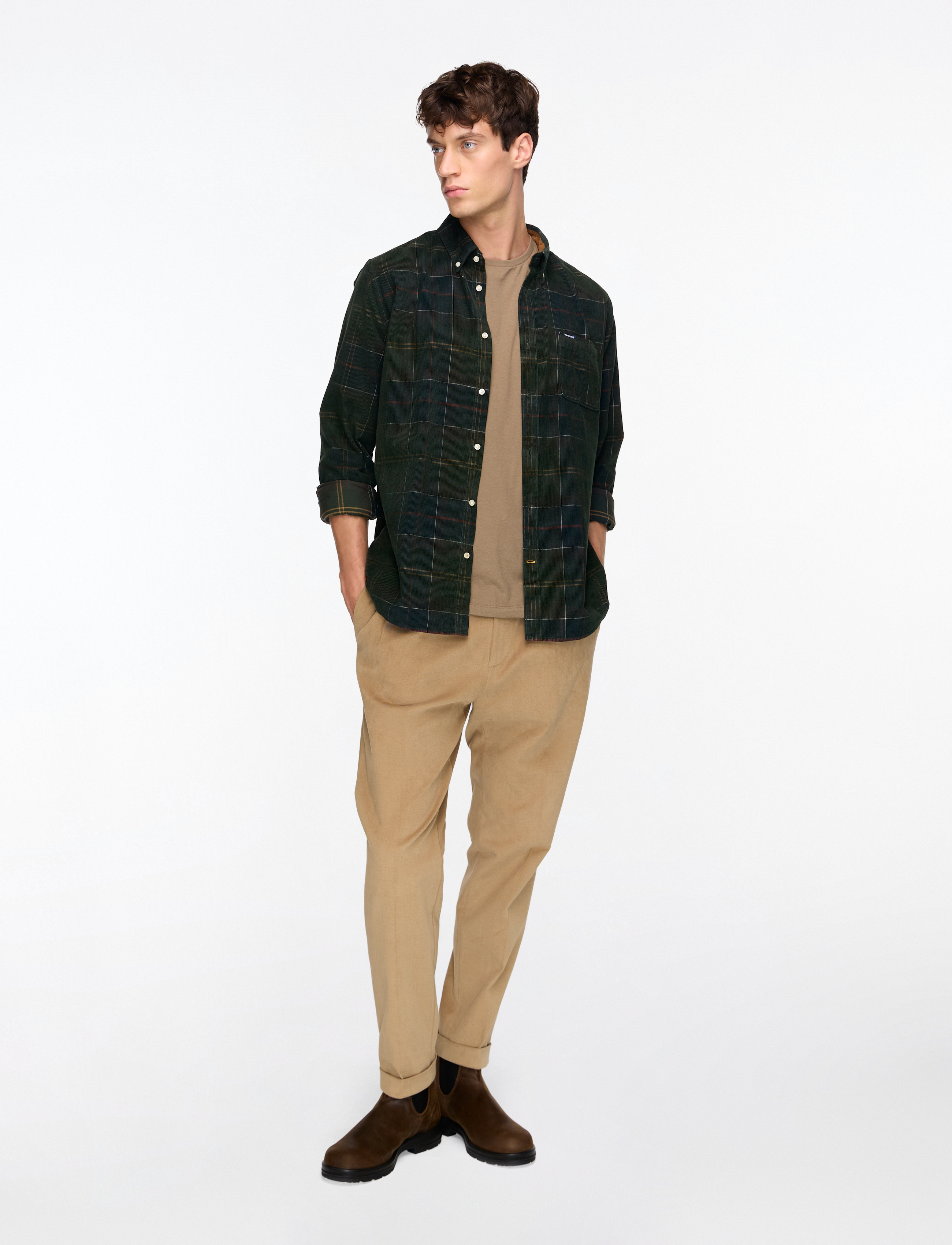 Barbour - Barbour Blair Tailored Tartan Cord Shirt - corduroy overhemden - classic tartan - 2