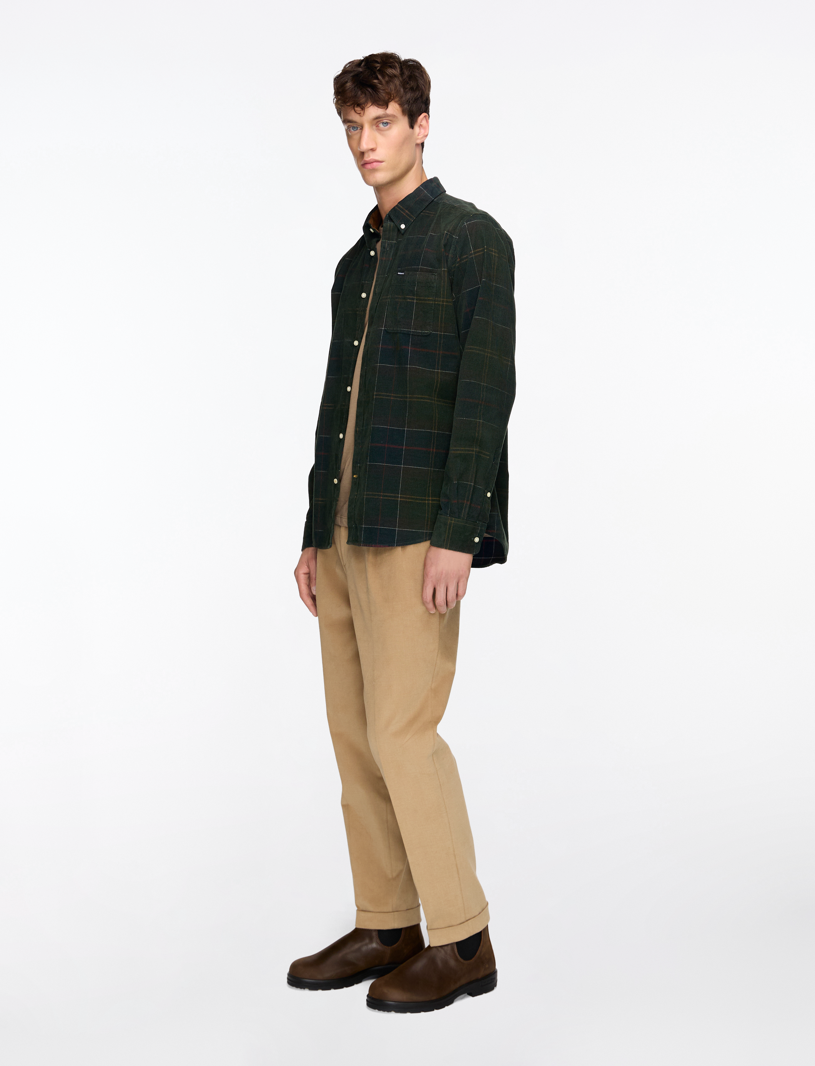 Barbour - Barbour Blair Tailored Tartan Cord Shirt - corduroy overhemden - classic tartan - 3