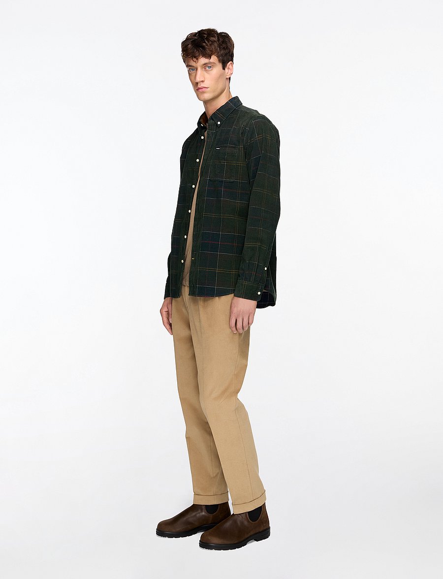 Barbour - Barbour Blair Tailored Tartan Cord Shirt - velvetsärgid - classic tartan - 3