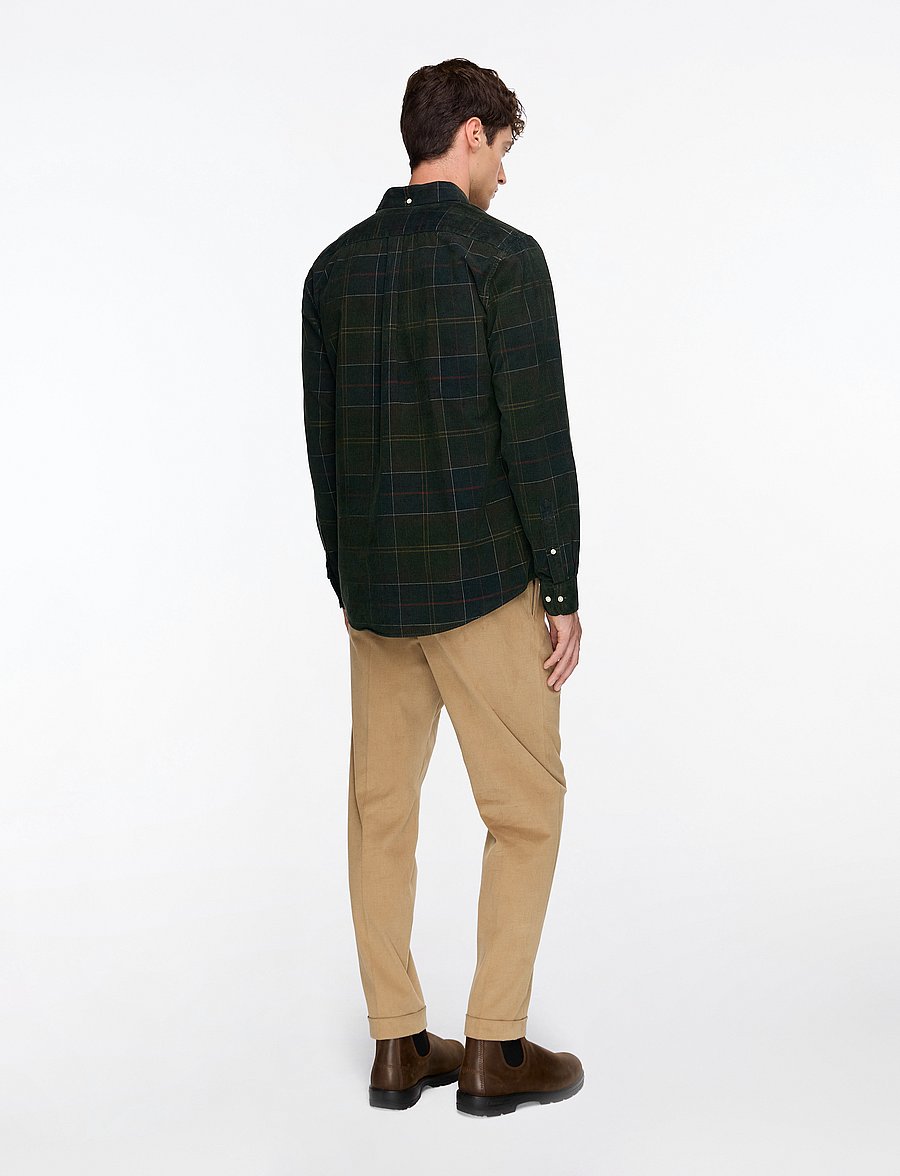 Barbour - Barbour Blair Tailored Tartan Cord Shirt - velvetsärgid - classic tartan - 4