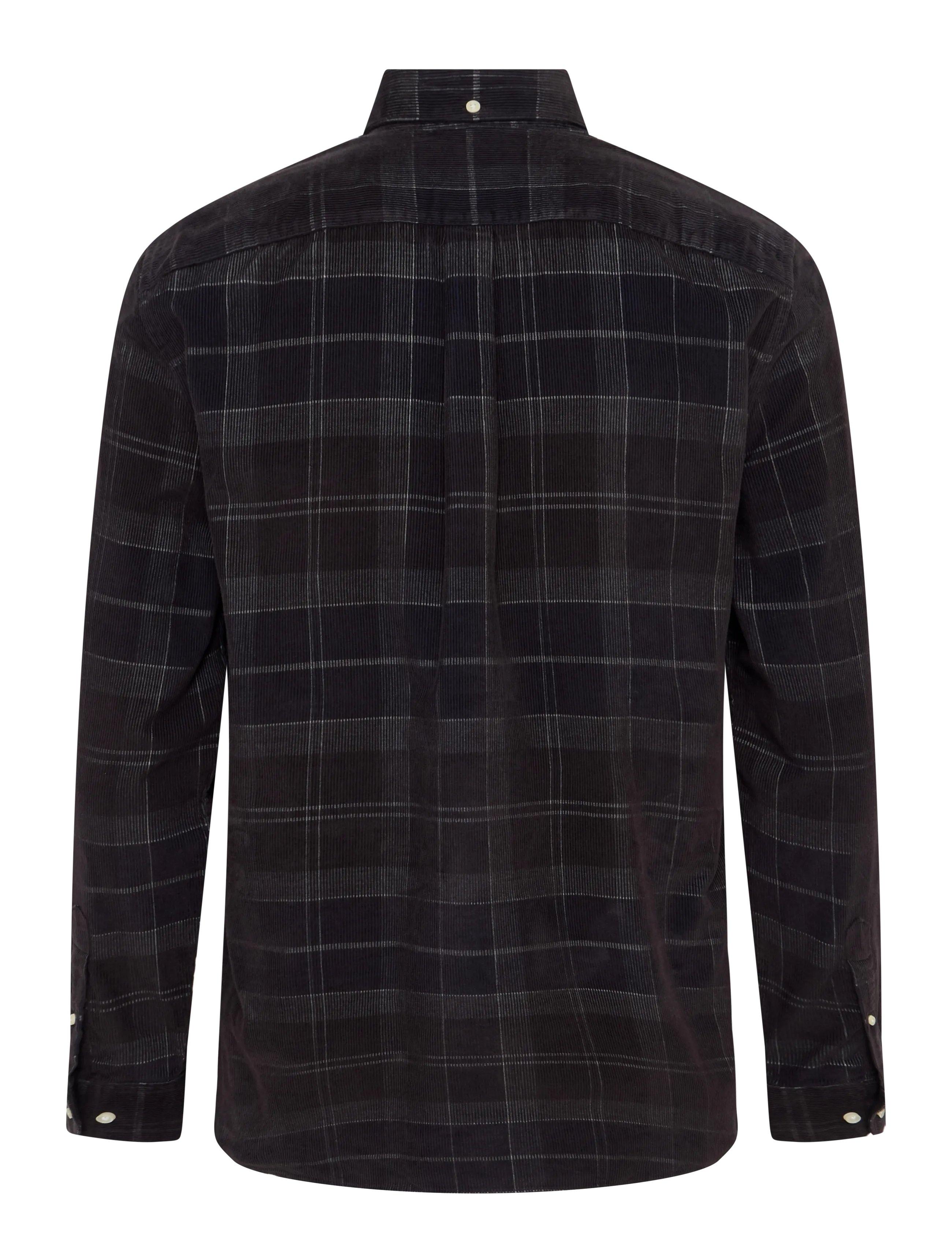 Barbour - Barbour Blair Tailored Tartan Cord Shirt - corduroy shirts - midnight oak tartan - 1