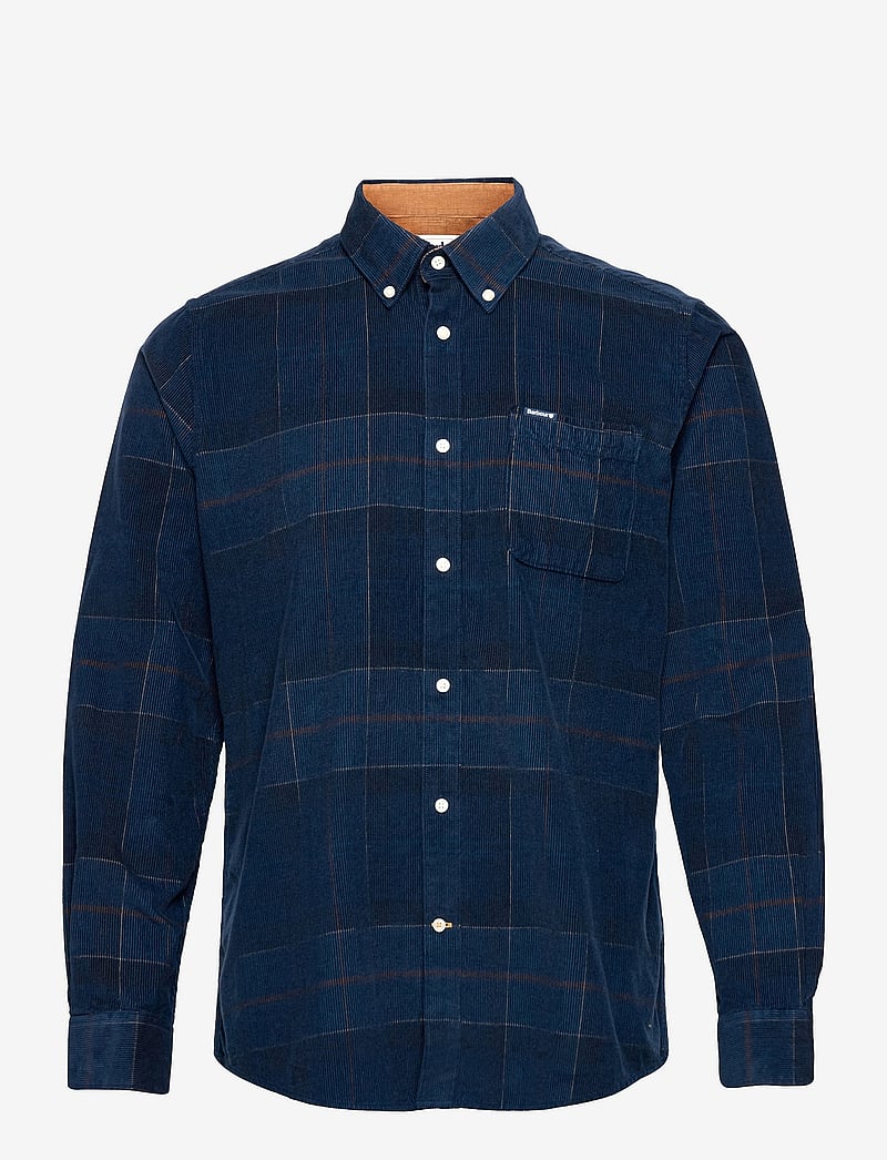 Barbour - Barbour Blair Tailored Tartan Cord Shirt - peruskauluspaidat - midnight tartan - 1