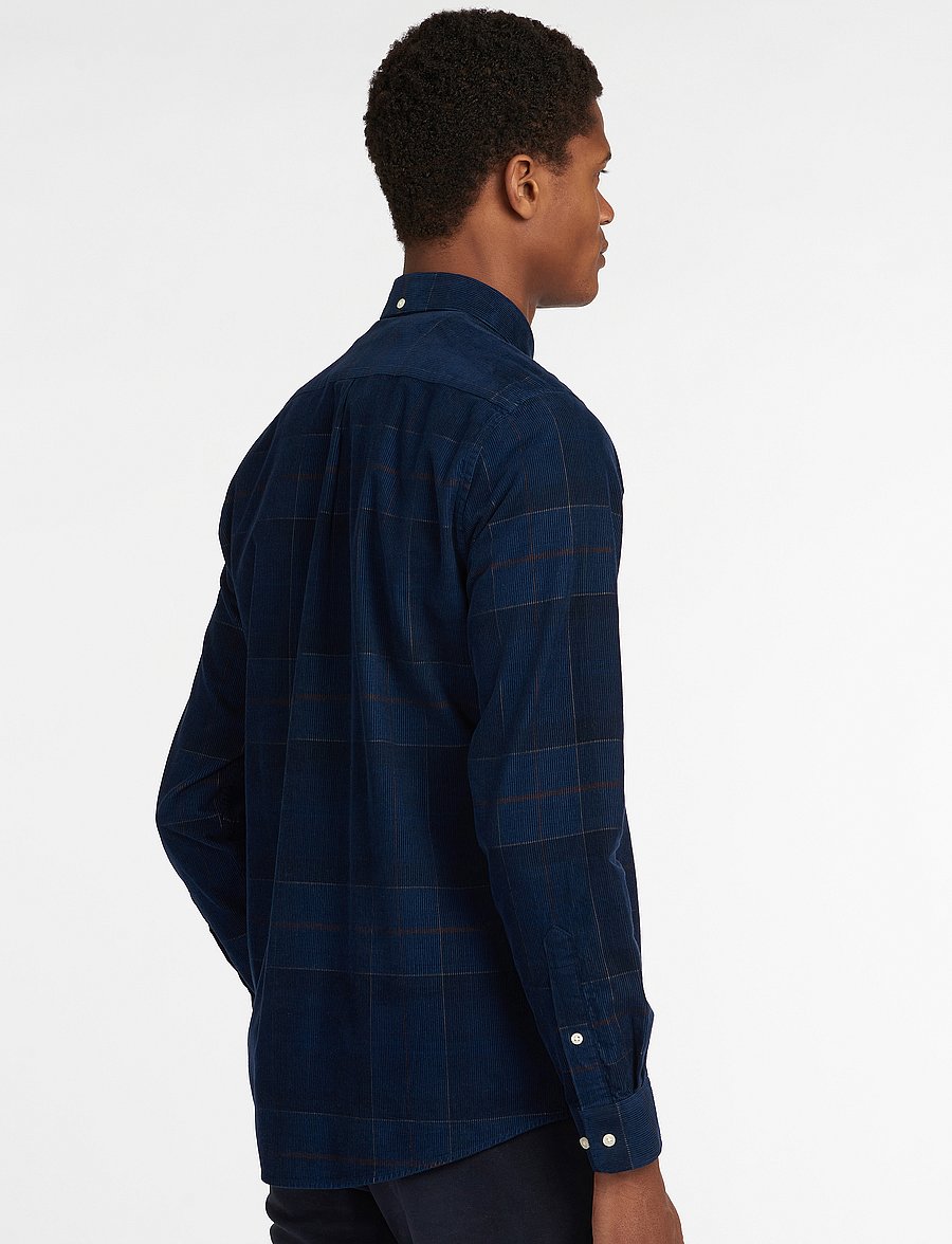 Barbour - Barbour Blair Tailored Tartan Cord Shirt - cordhemden - midnight tartan - 3
