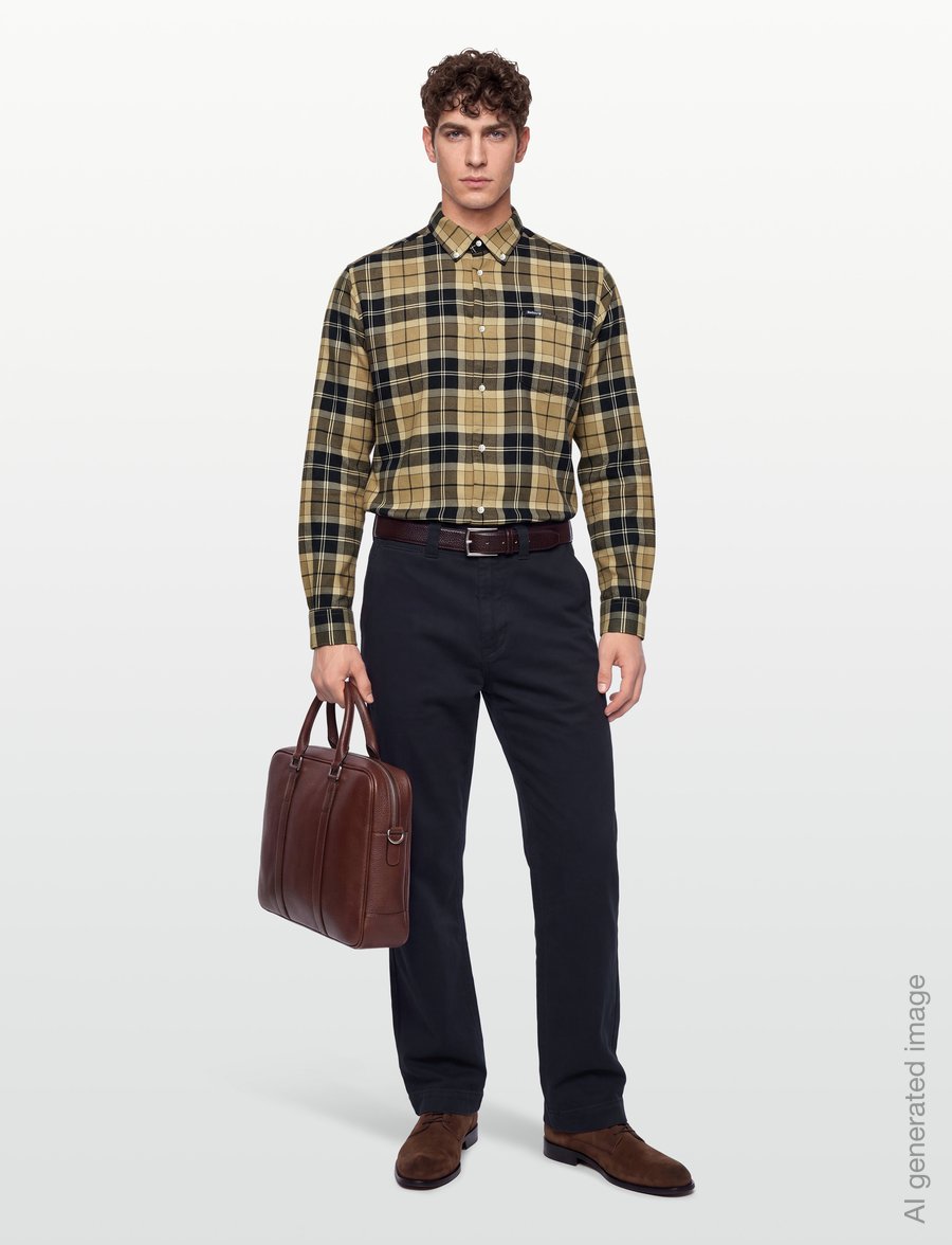 Barbour - Barbour Fortrose Tailored Tartan Shirt - basic skjortor - birchwood dress tartan - 0