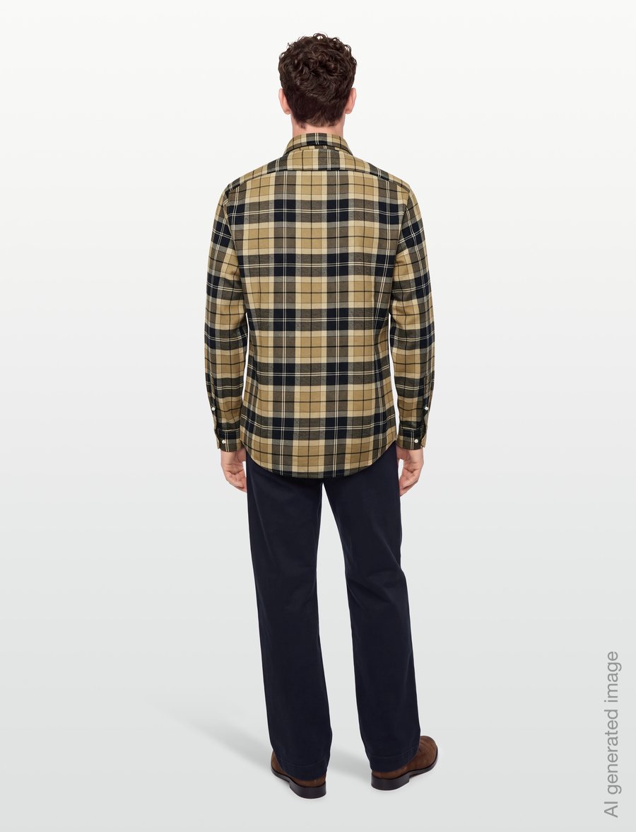 Barbour - Barbour Fortrose Tailored Tartan Shirt - basic skjortor - birchwood dress tartan - 4