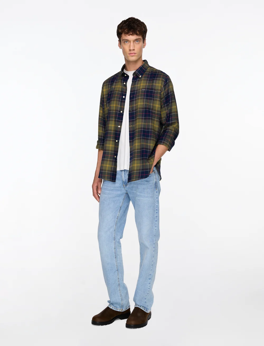 Barbour - Barbour Fortrose Tailored Tartan Shirt - tavalised t-särgid - classic tartan - 2