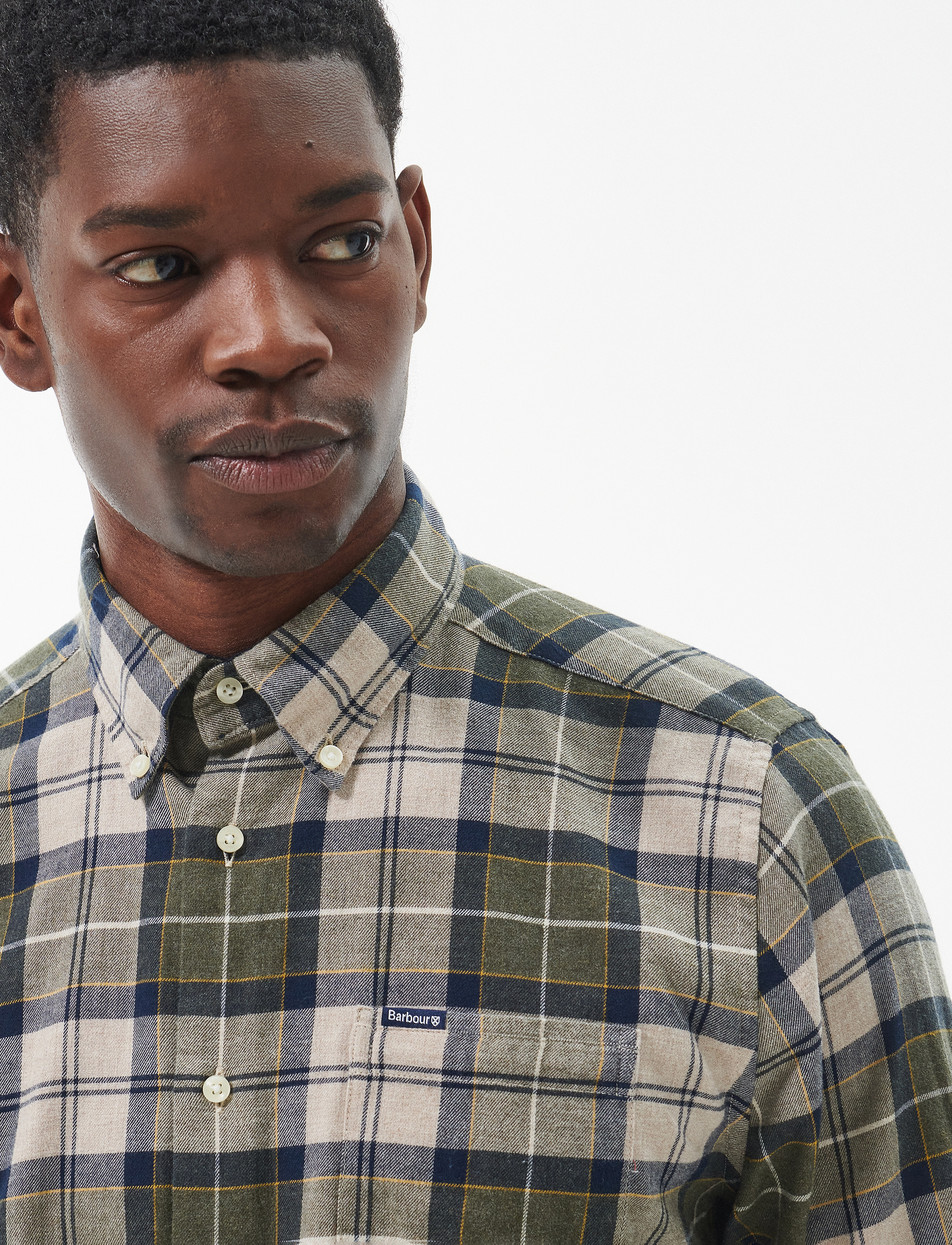 Barbour - Barbour Fortrose Tailored Tartan Shirt - basic overhemden - forest mist tartan - 5