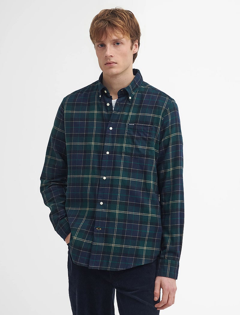Barbour - Barbour Fortrose Tailored Tartan Shirt - basic-hemden - green loch - 0