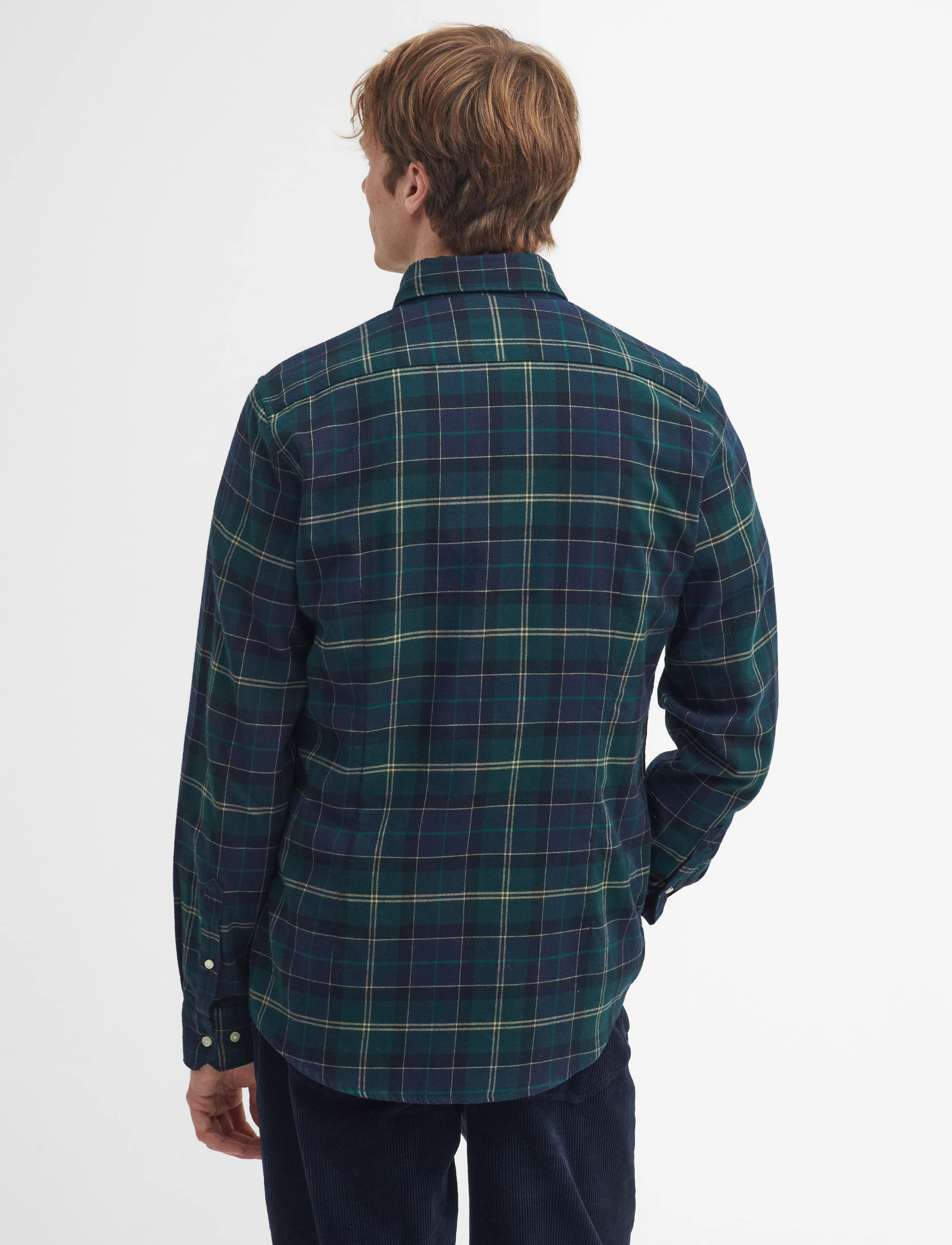 Barbour - Barbour Fortrose Tailored Tartan Shirt - basic shirts - green loch - 3
