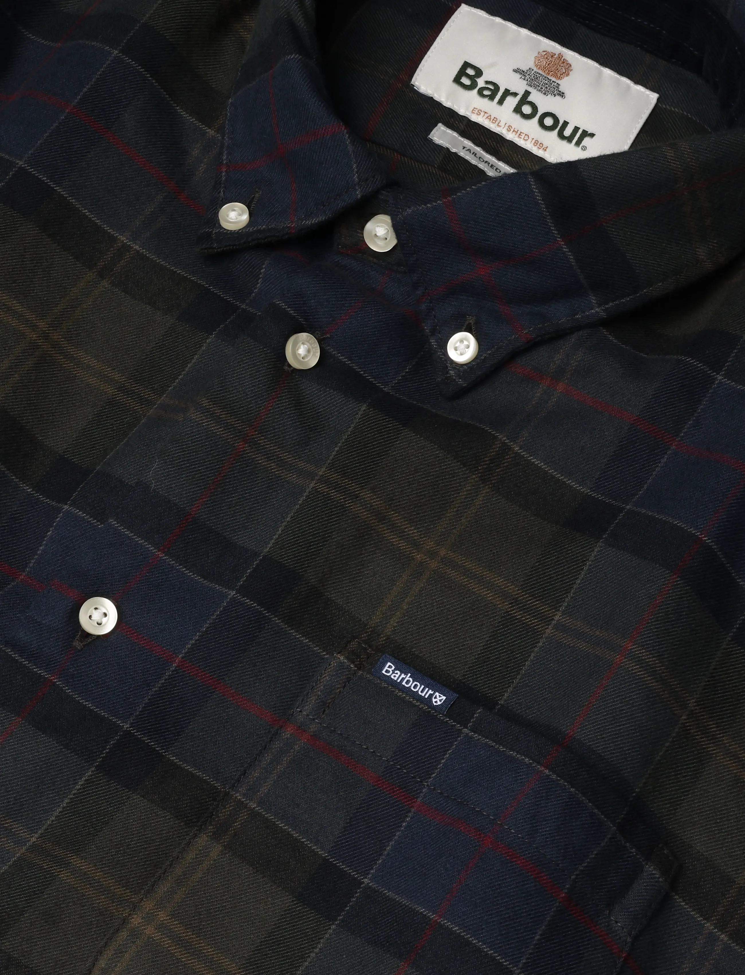 Barbour - Barbour Fortrose Tailored Tartan Shirt - basic-hemden - shadow classic tartan - 2