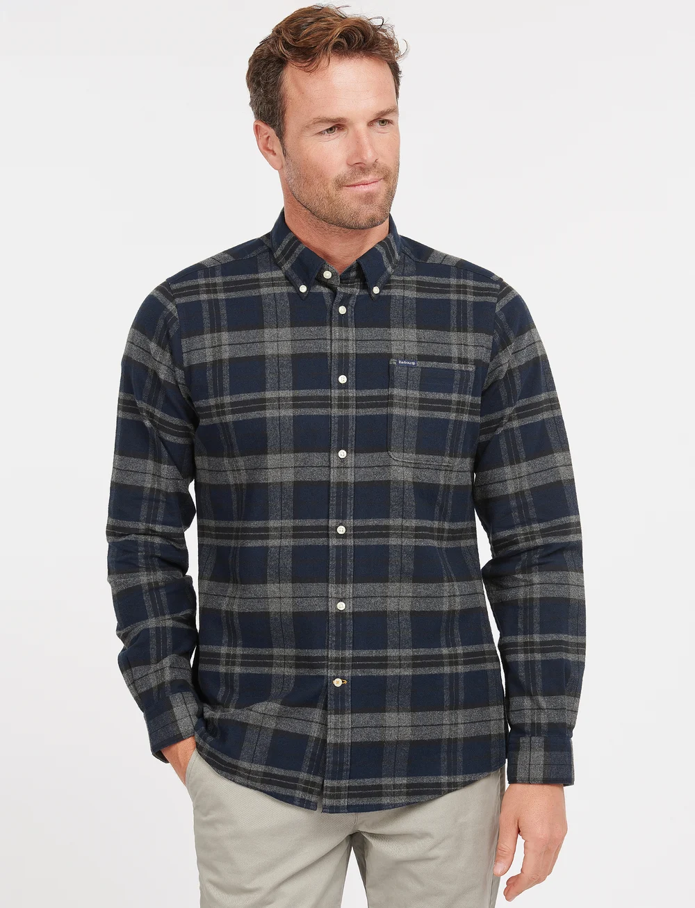 Barbour - Barbour Betsom Tailored Fit - chemises basiques - grey marl - 0