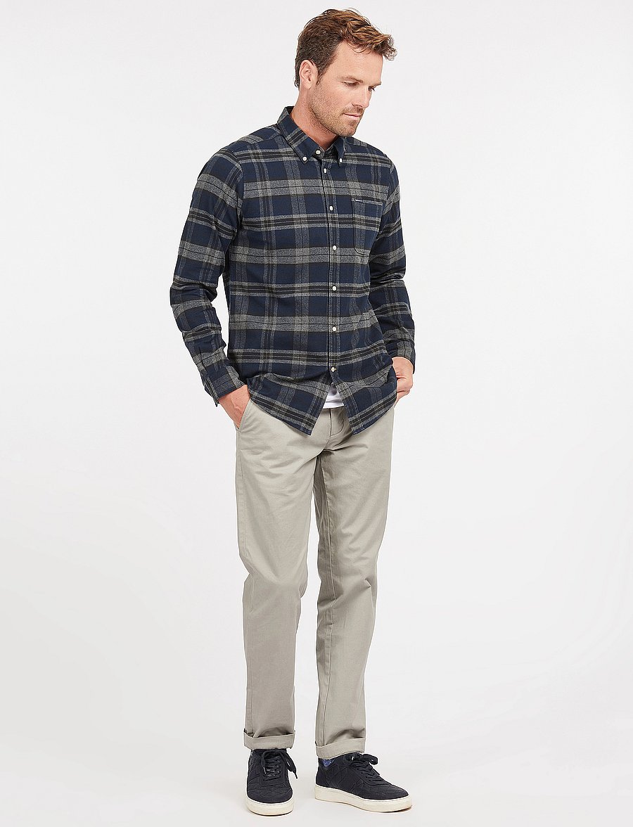 Barbour - Barbour Betsom Tailored Fit - ternede skjorter - grey marl - 3