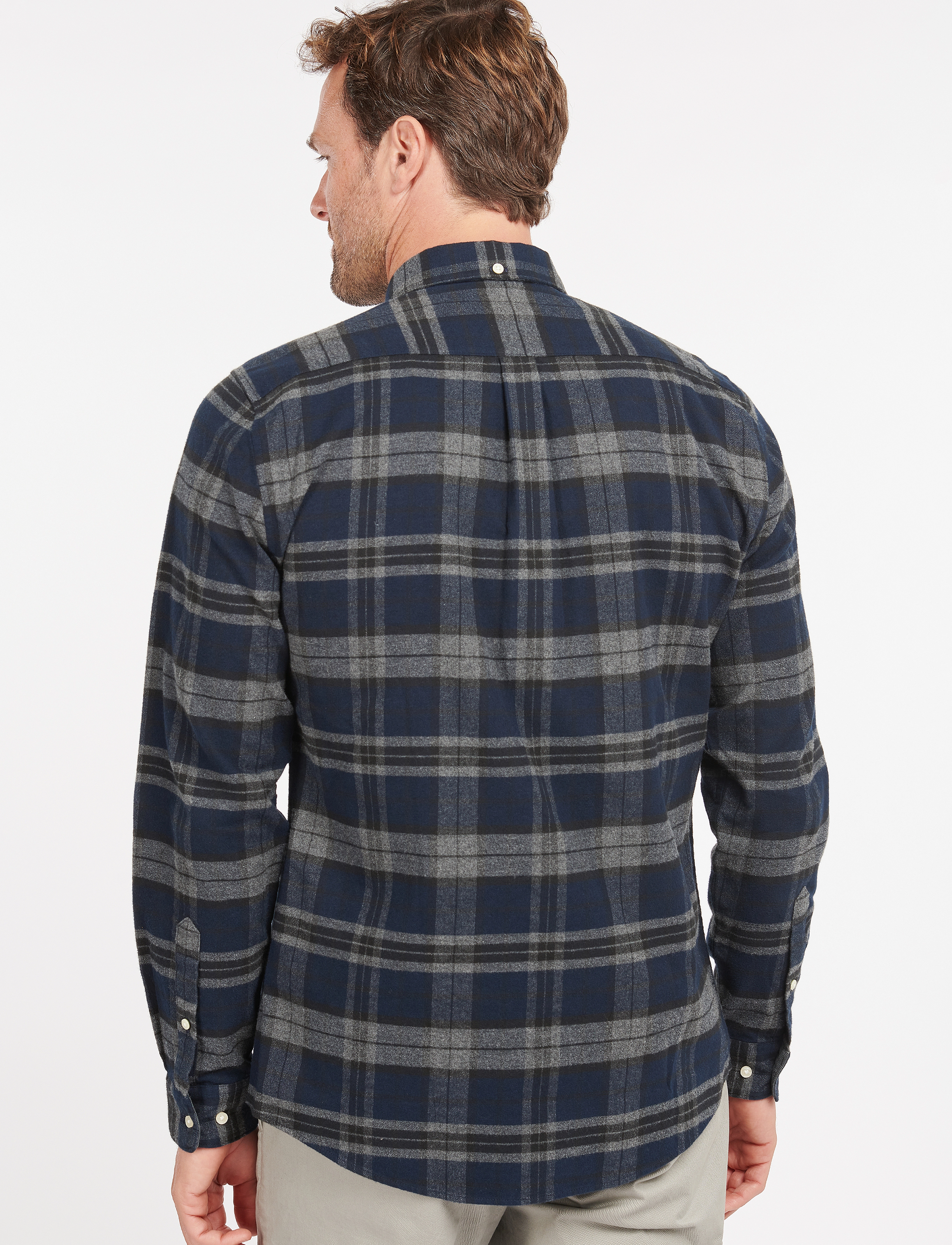 Barbour - Barbour Betsom Tailored Fit - ternede skjorter - grey marl - 4