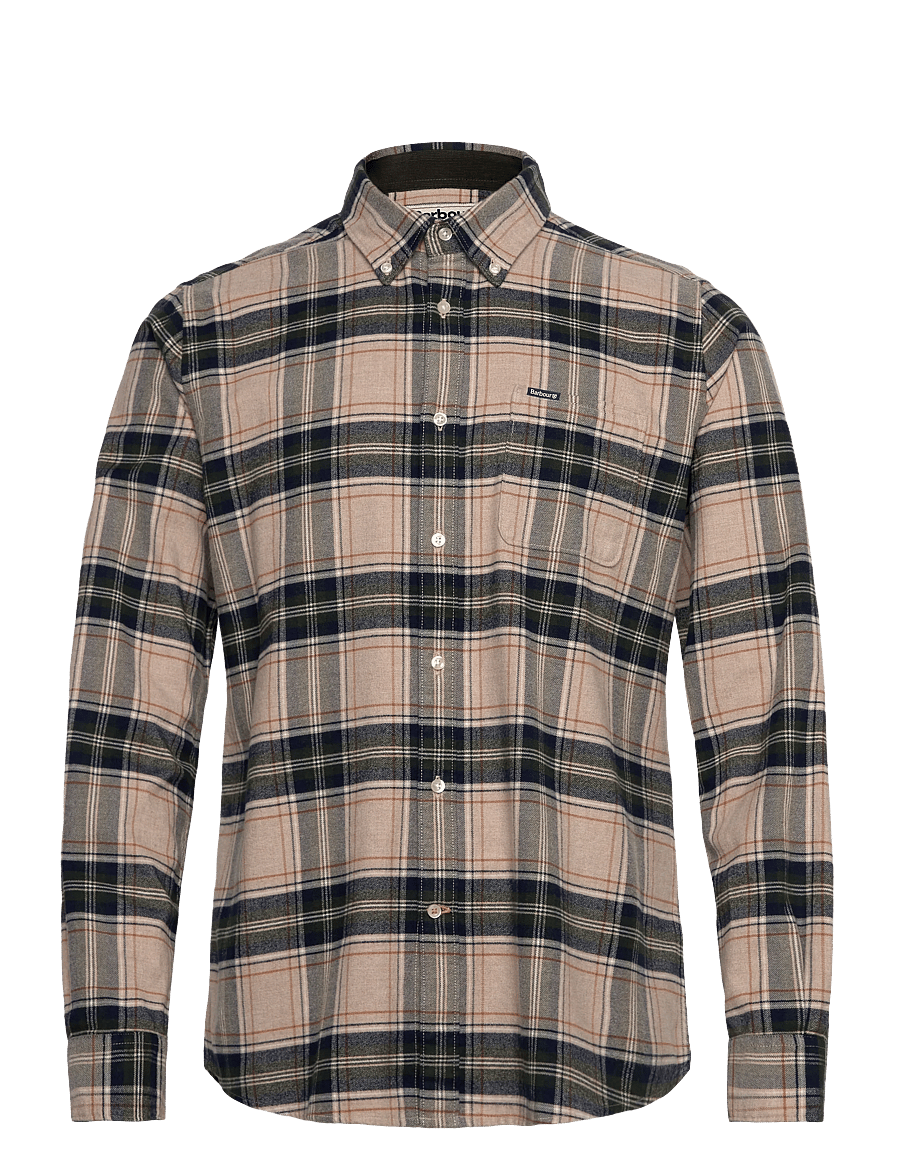 Barbour - Barbour Betsom Tailored Fit - ruutupaidat - stone - 0