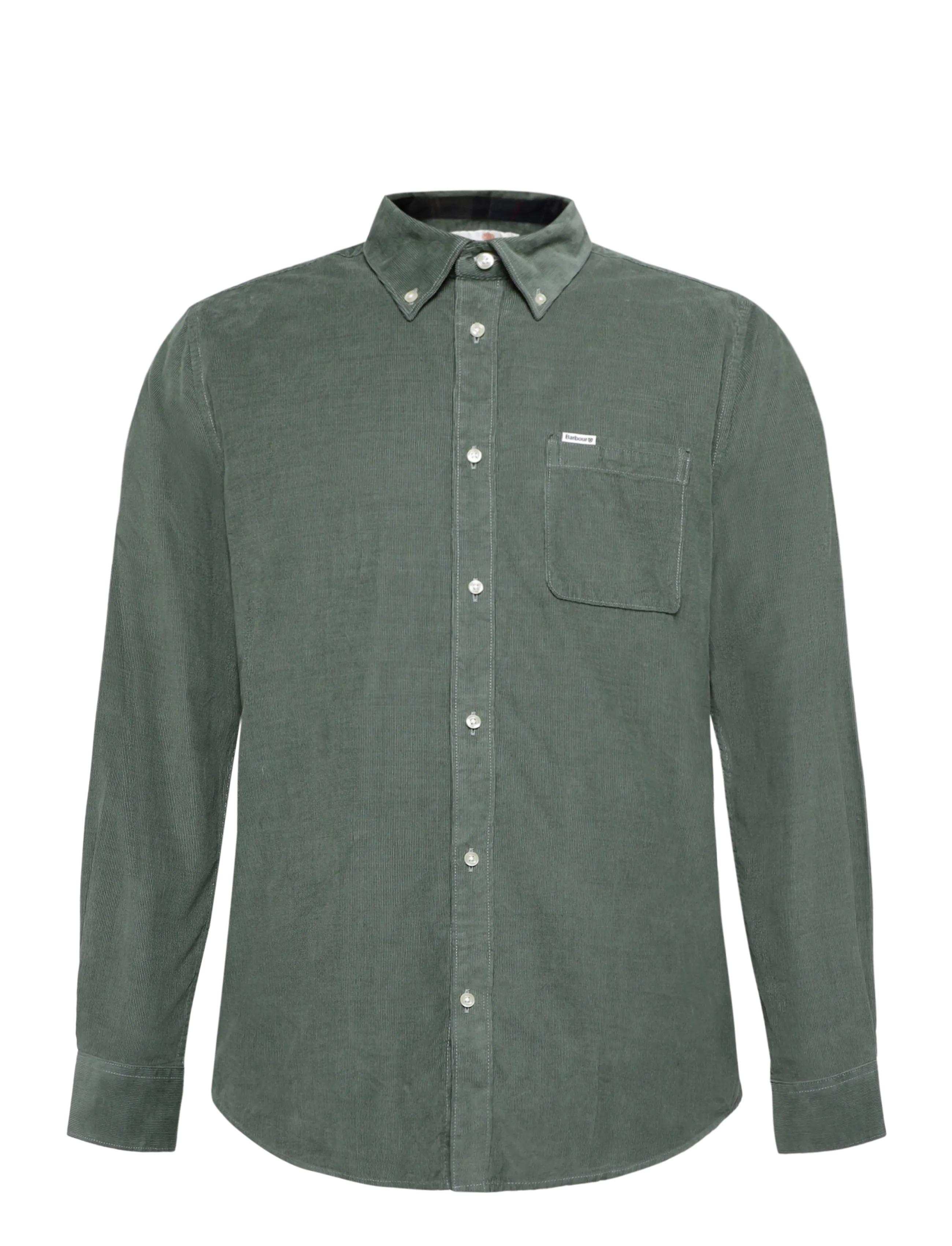 Barbour Barbour Ramsey Tailored Cord Shirt - Casual skjortor - AGAVE GREEN / khaki/green