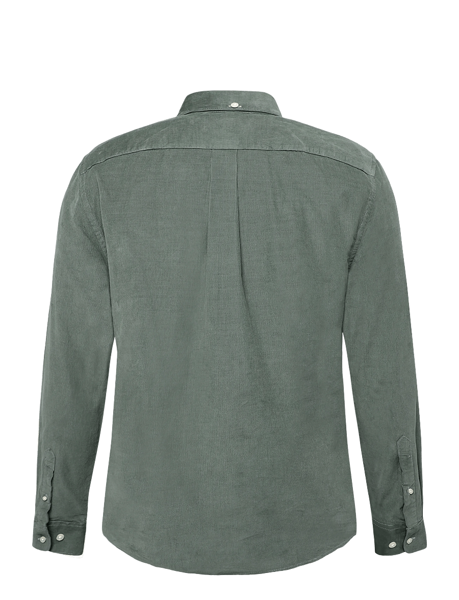 Barbour - Barbour Ramsey Tailored Cord Shirt - manchesterskjortor - agave green - 1