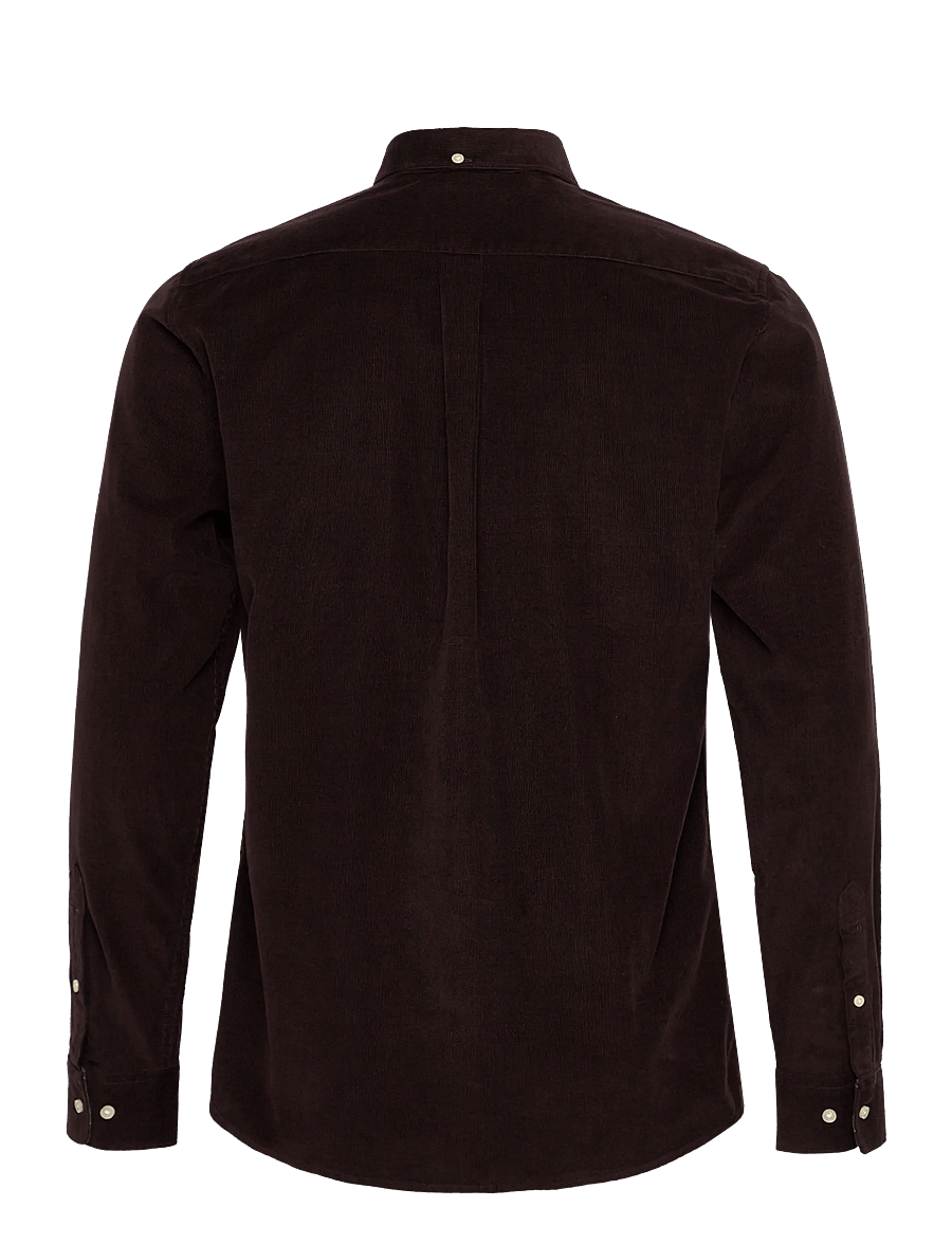 Barbour - Barbour Ramsey Tailored Cord Shirt - corduroy overhemden - brown - 1
