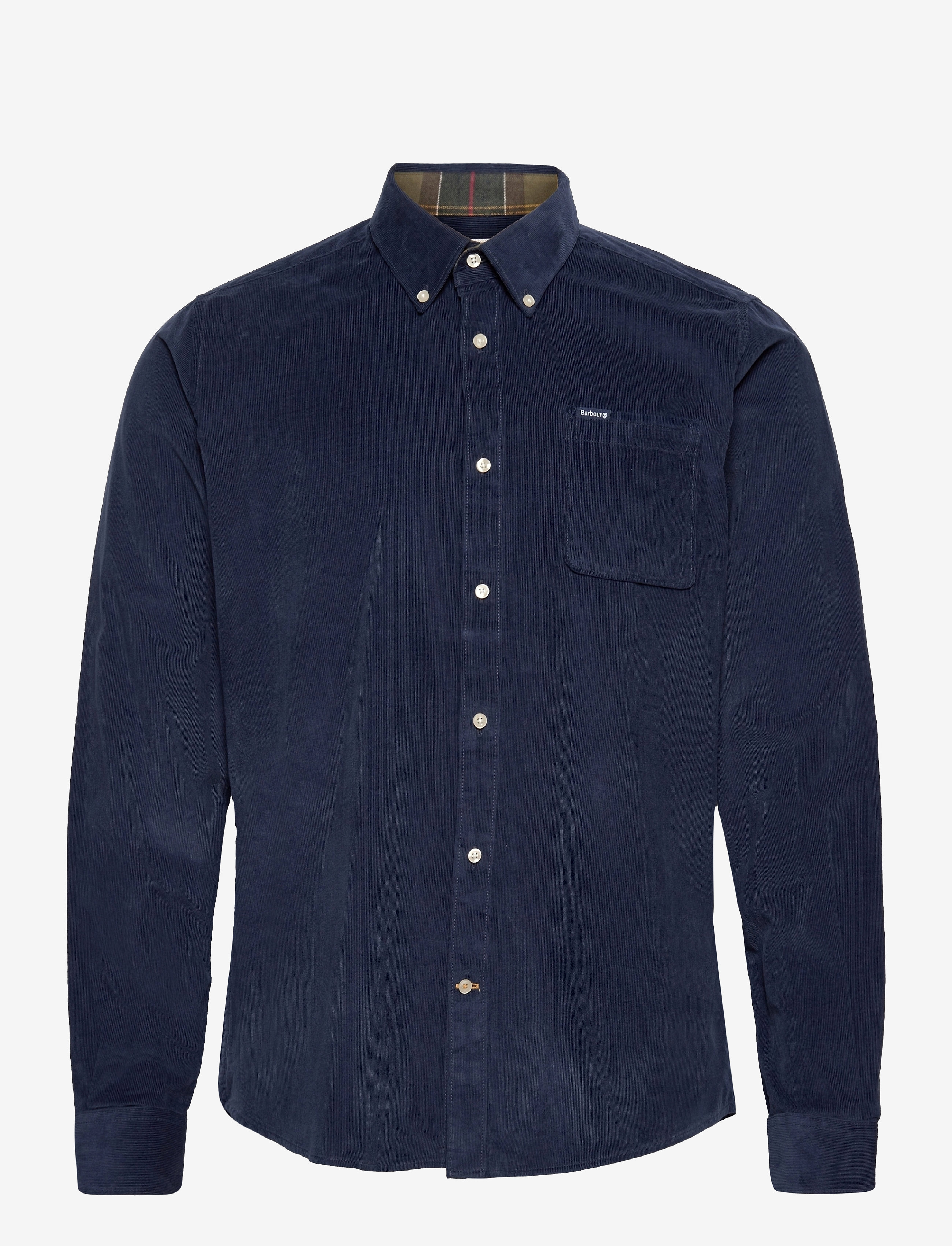 Barbour - Barbour Ramsey Tailored Cord Shirt - casual hemden - dk denim - 1